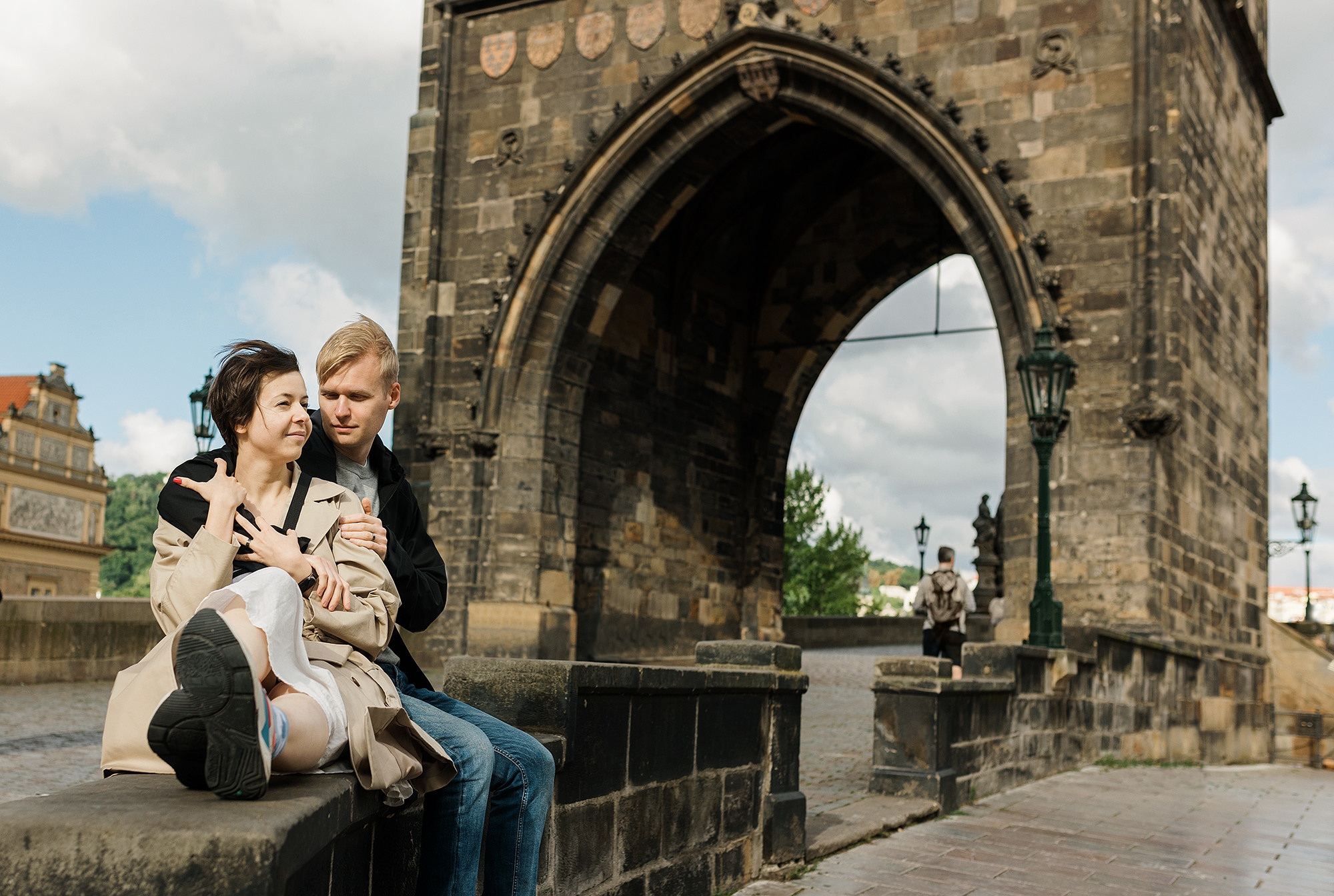 фотограф в Праге, фотопрогулка по Праге, Карлов мост, фотосессия на Карловом мосту