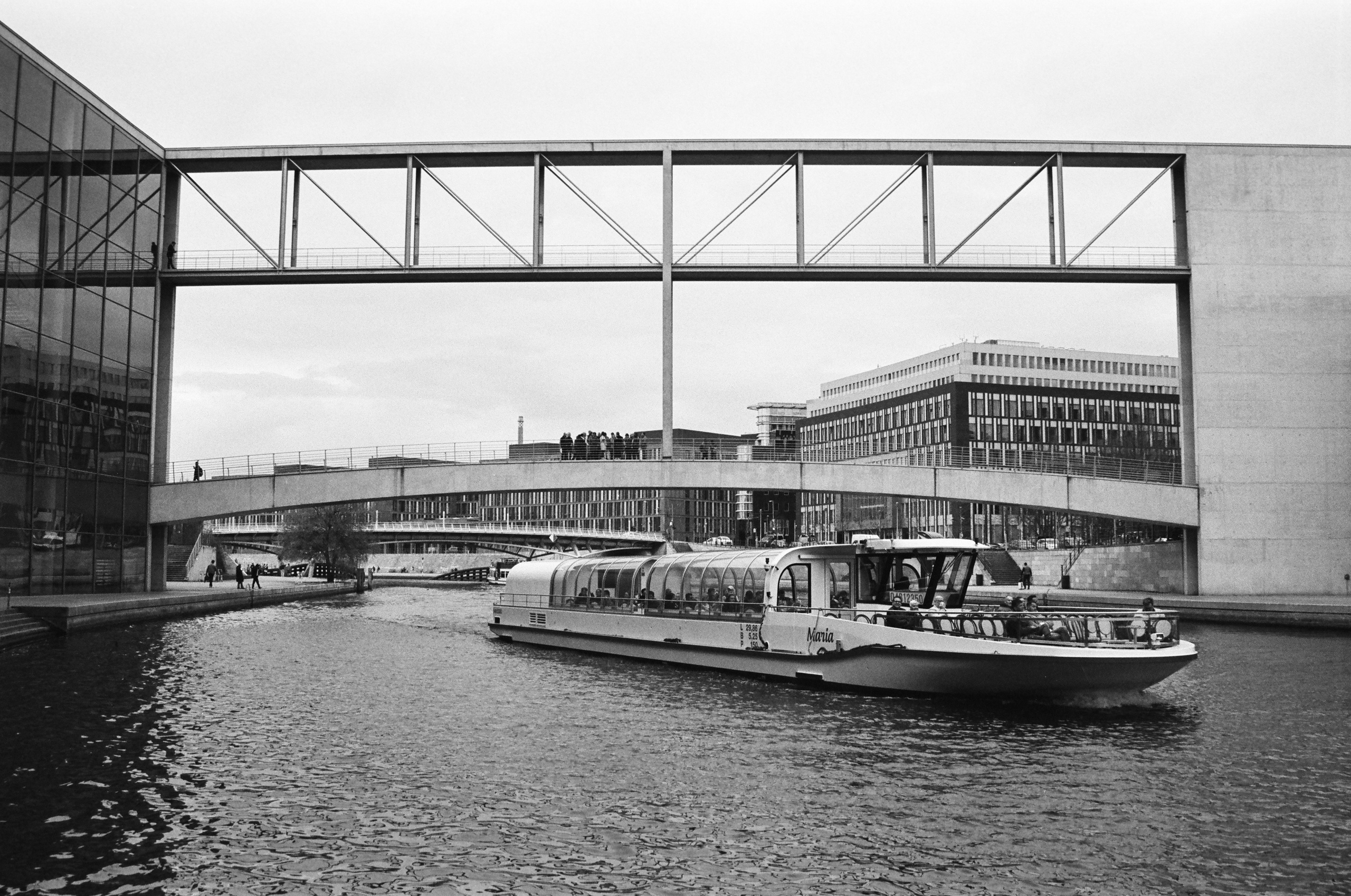 The Streets of Berlin in B&W