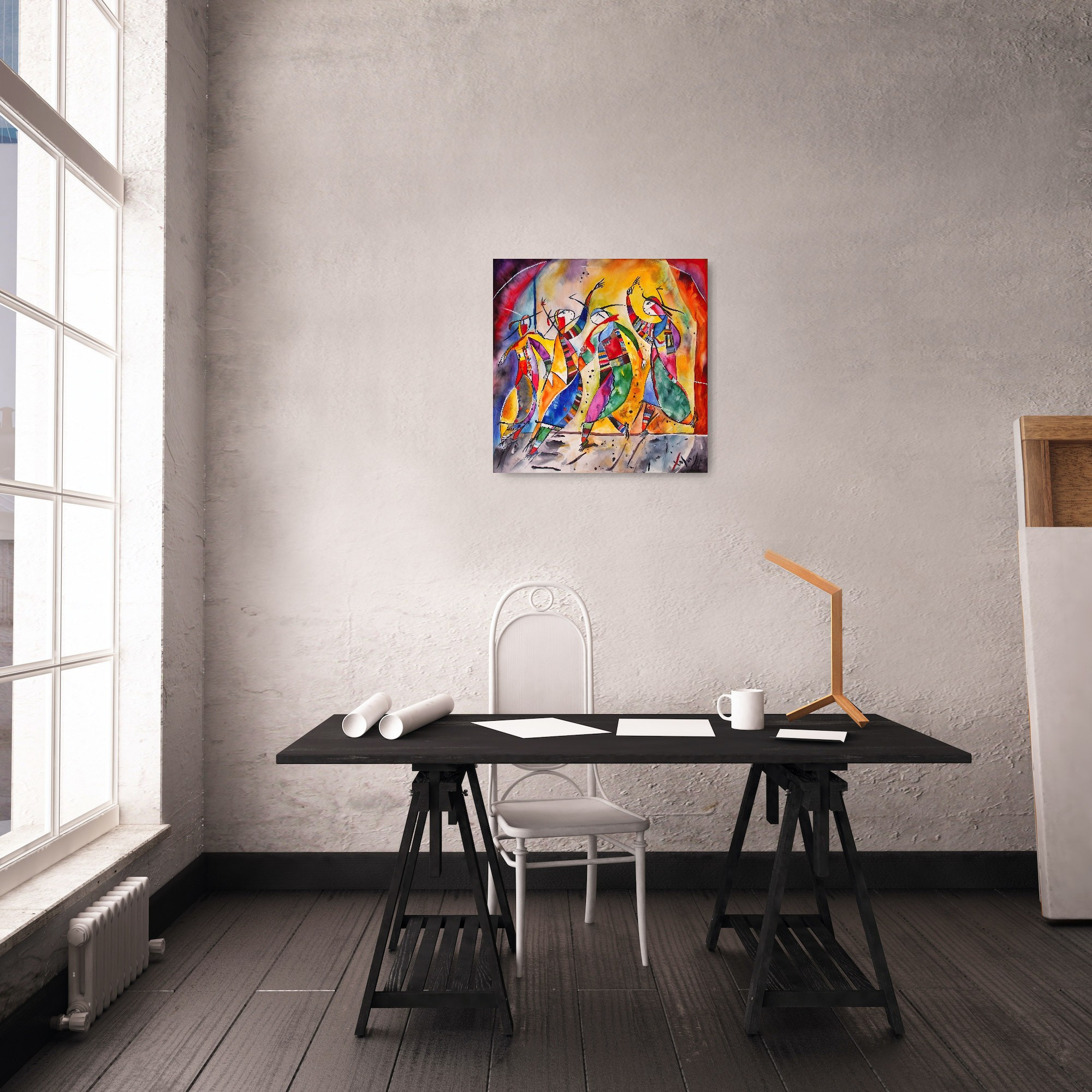 Abstract collection Music of the soul artwork #16. Lolly Shine. Contemporary digital artist