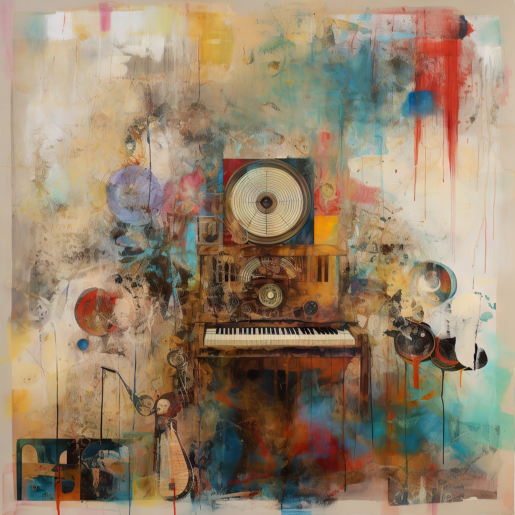 Artwork #19 from the collection “Music of the soul”