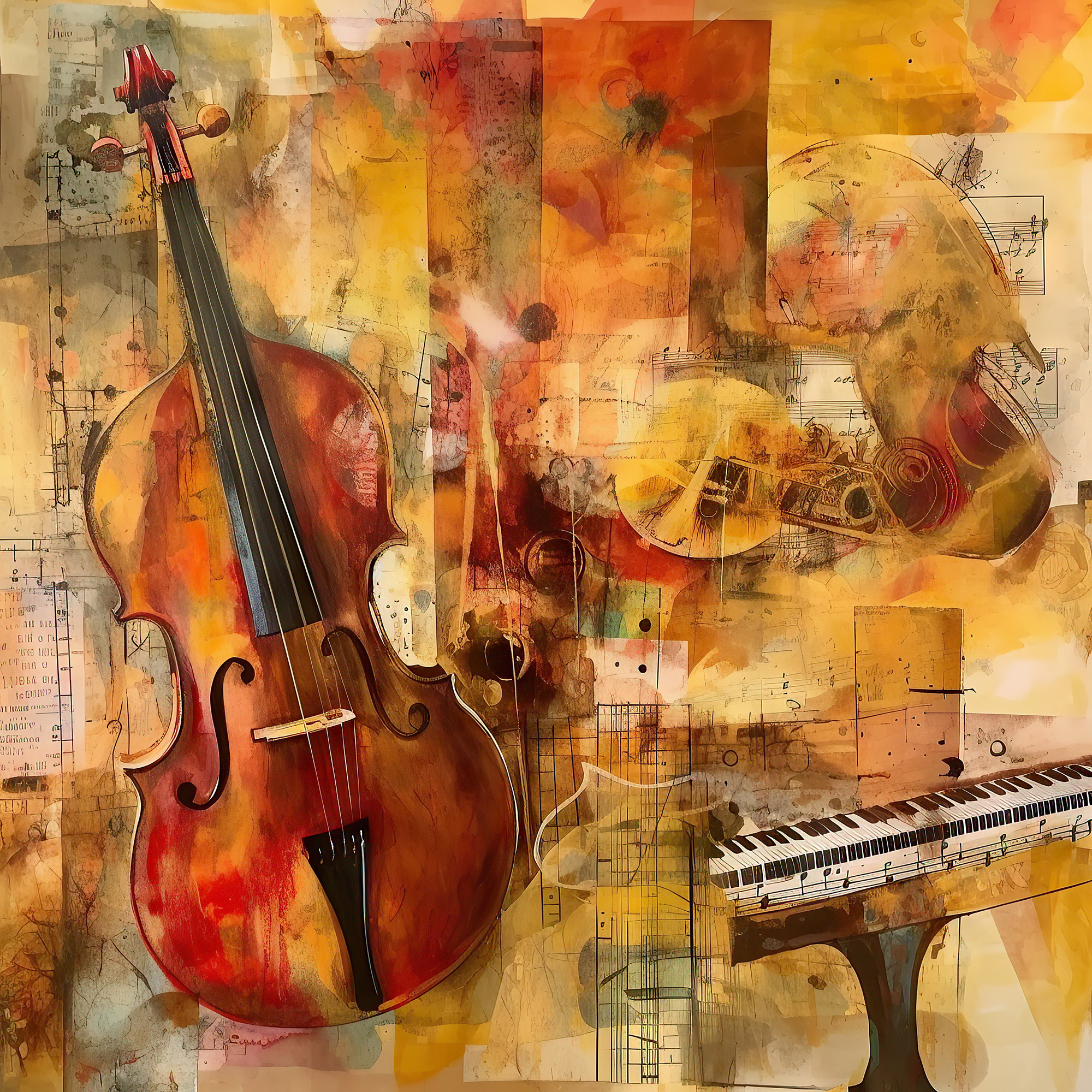 Artwork #20 from the collection “Music of the soul”