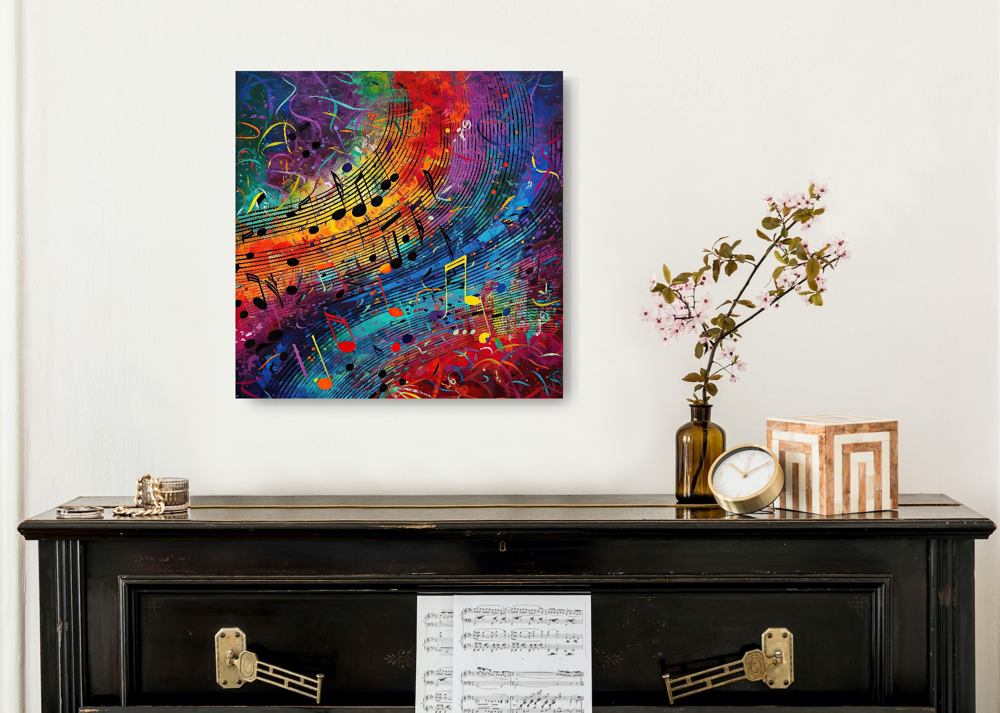 Abstract collection Music of the soul artwork #15. Lolly Shine. Contemporary digital artist