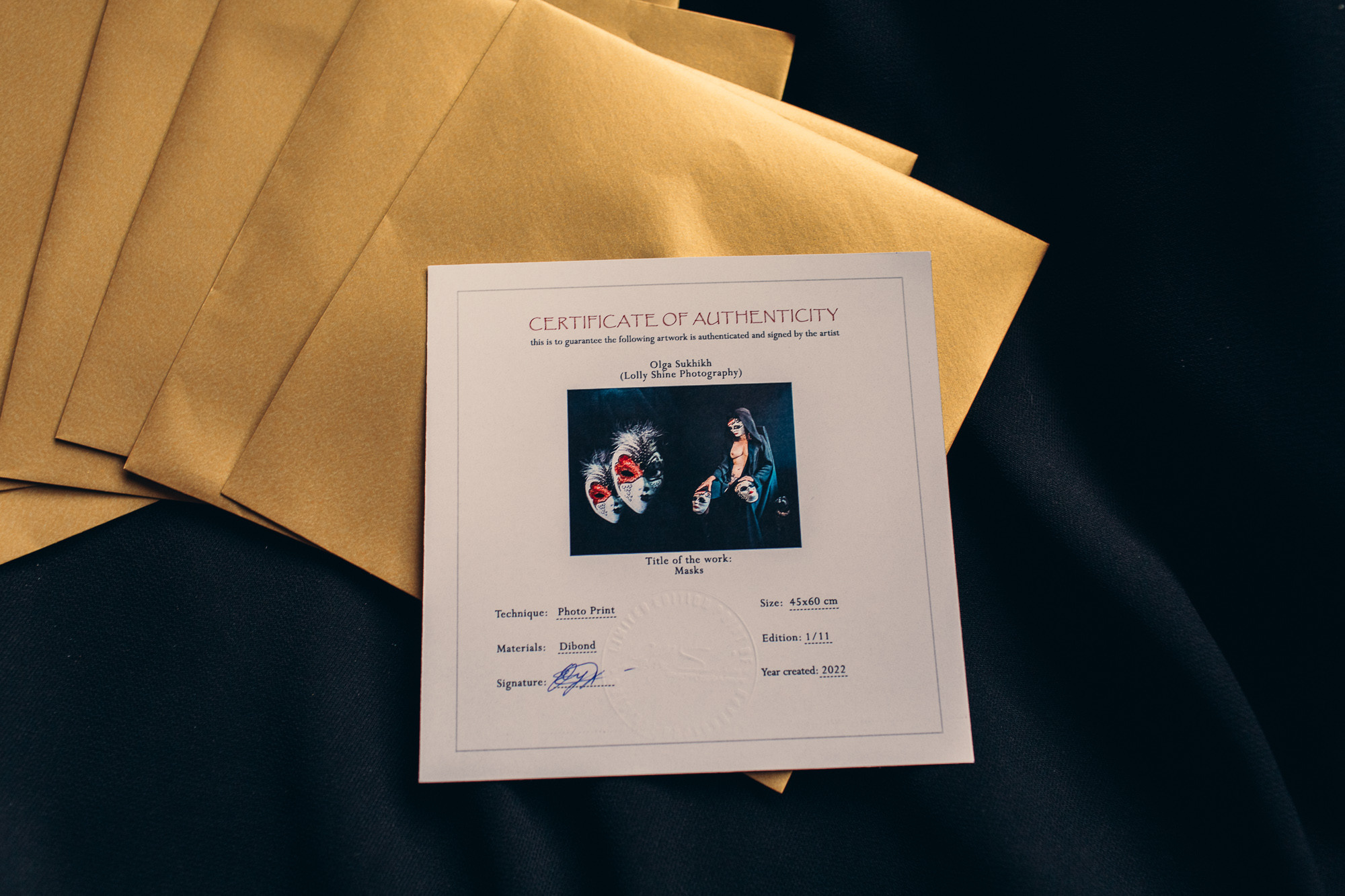 Masks. Lolly Shine. Contemporary digital artist