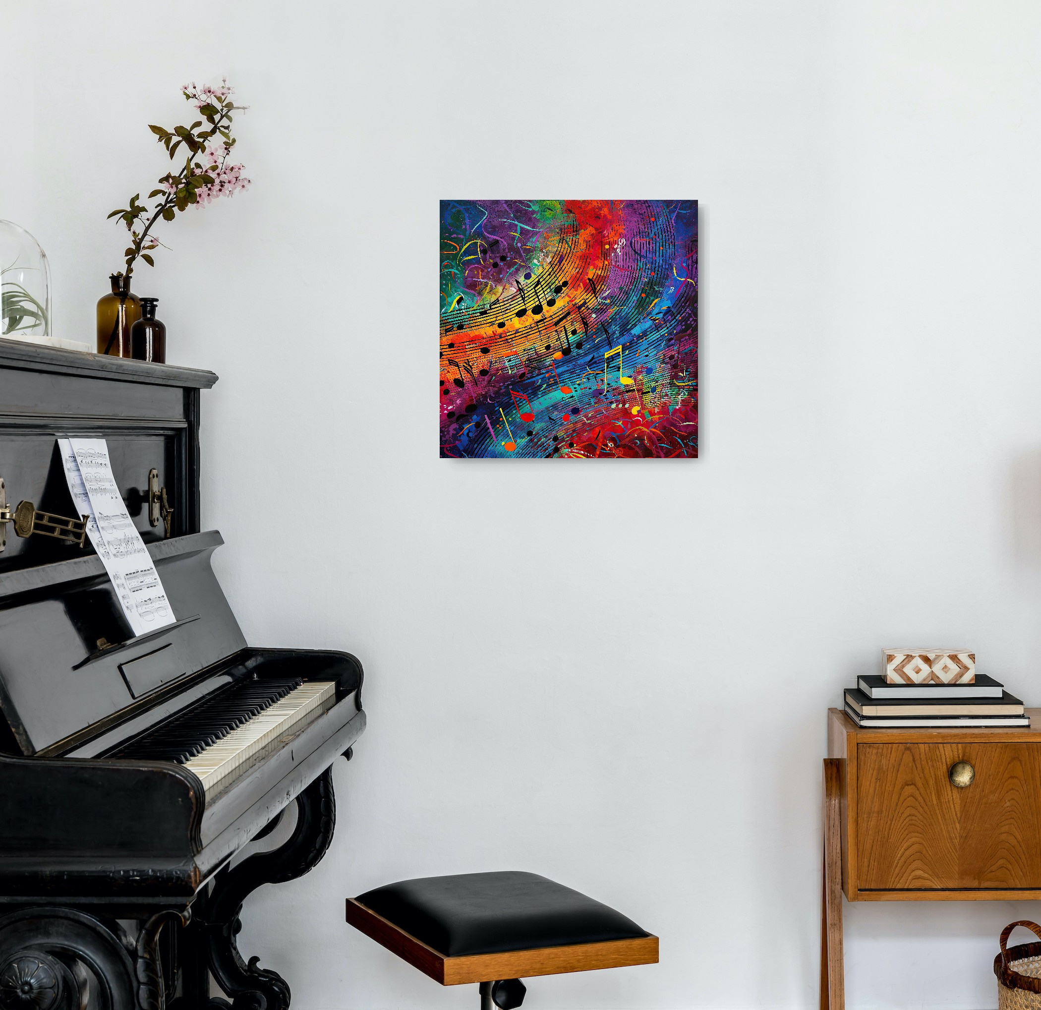 Abstract collection Music of the soul artwork #15. Lolly Shine. Contemporary digital artist