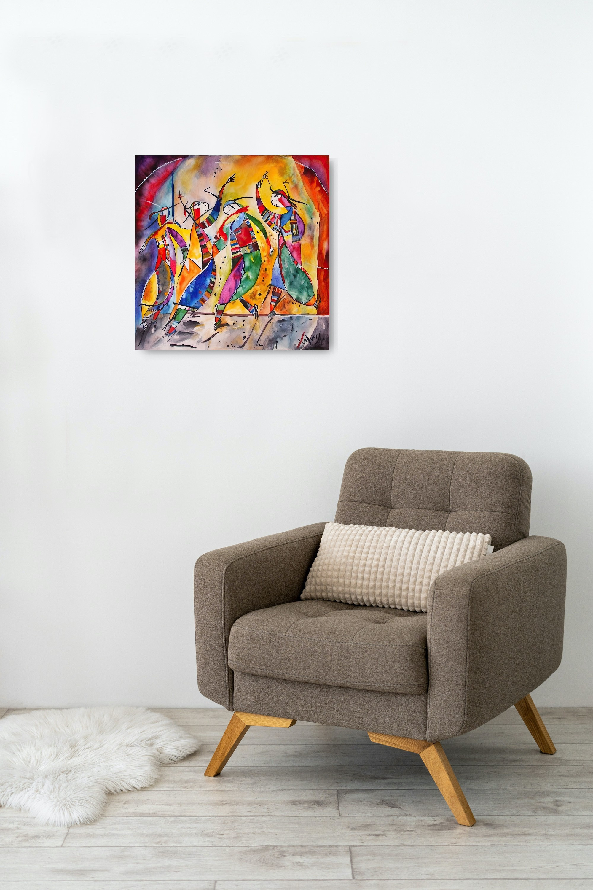 Abstract collection Music of the soul artwork #16. Lolly Shine. Contemporary digital artist