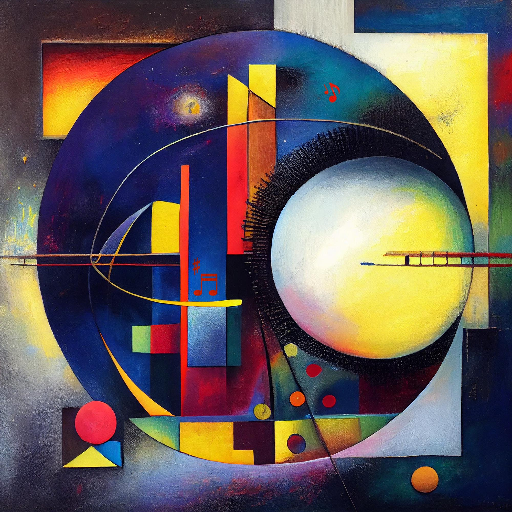 Abstract collection Music of the soul artwork #3. Lolly Shine. Contemporary digital artist