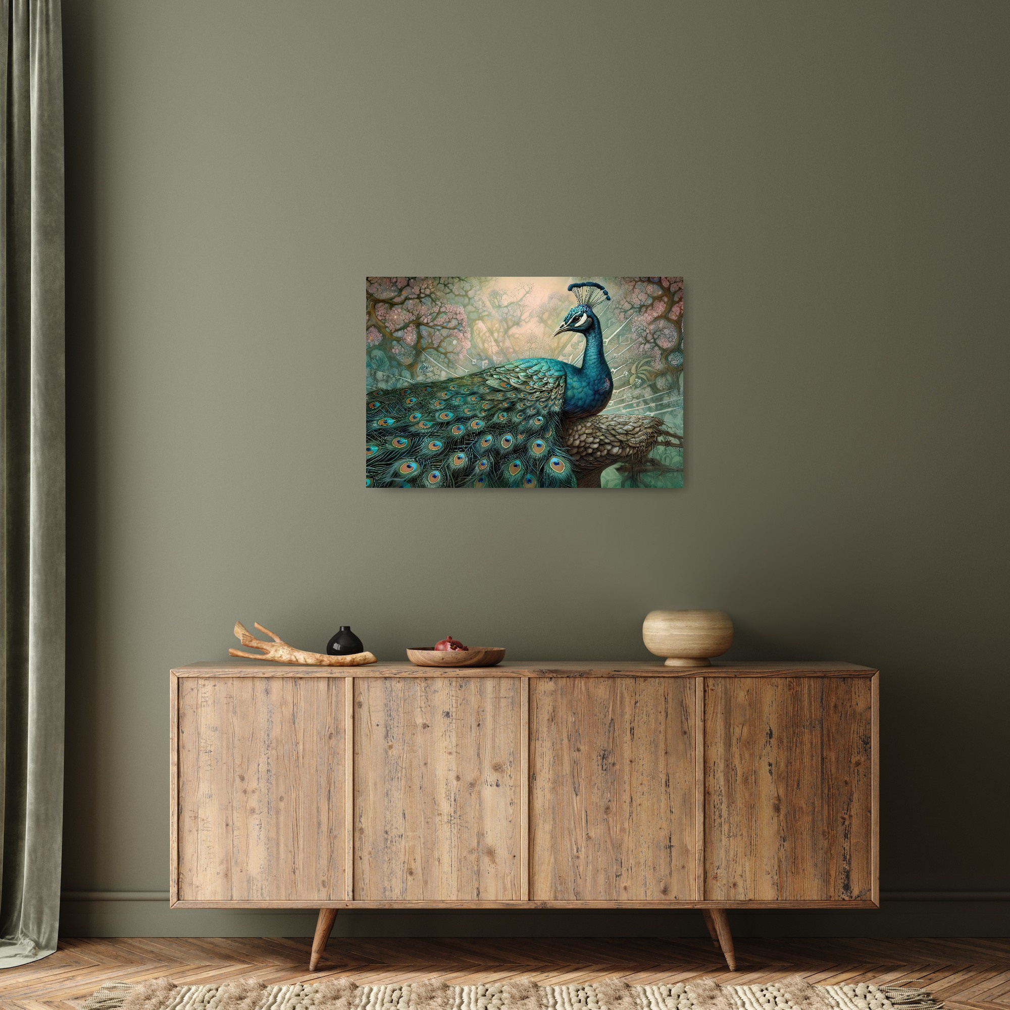 Peacock Collection Sacred Animals Artwork #15 Lolly Shine. Lolly Shine. Contemporary digital artist