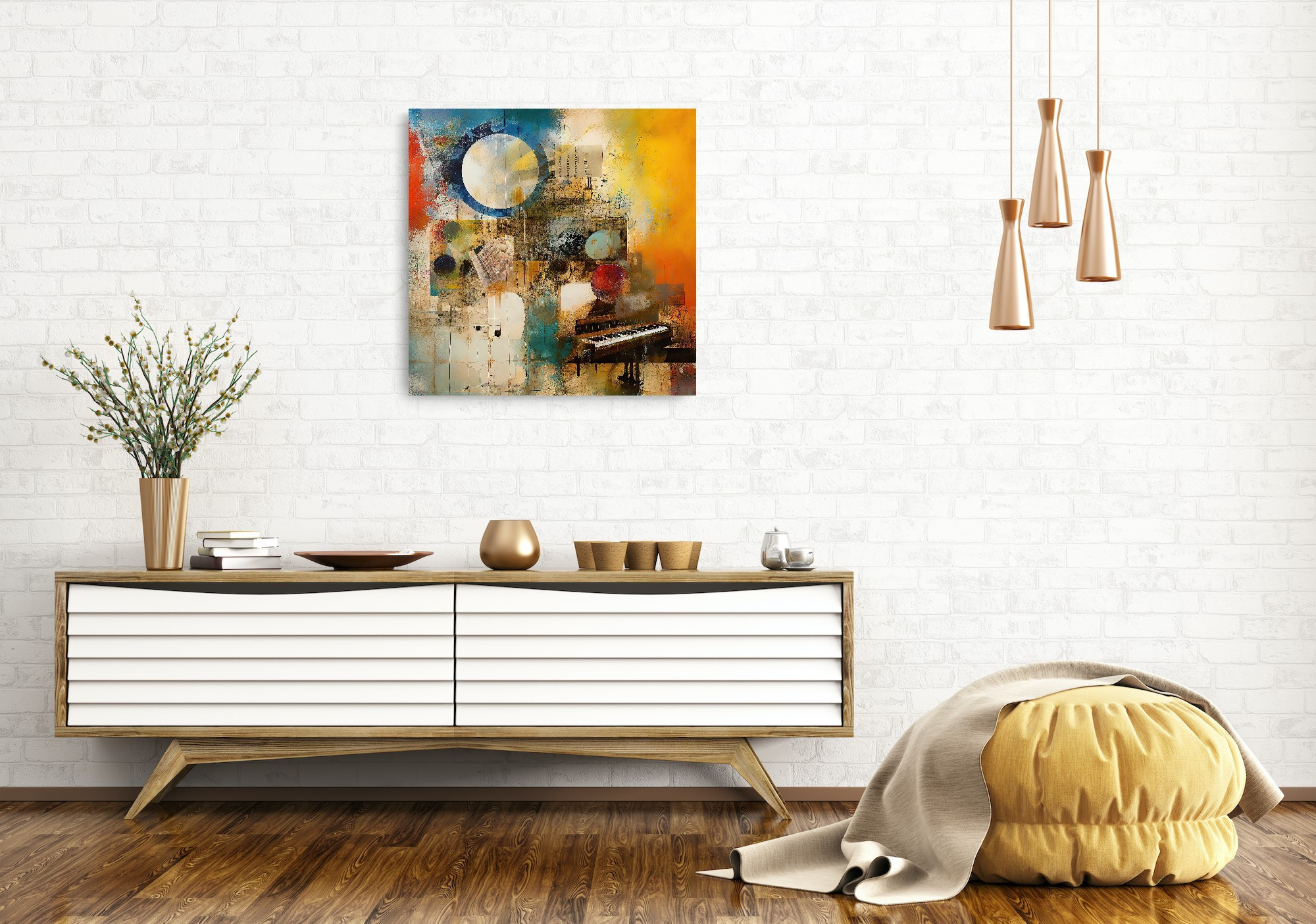 Abstract collection Music of the soul artwork #18. Lolly Shine. Contemporary digital artist