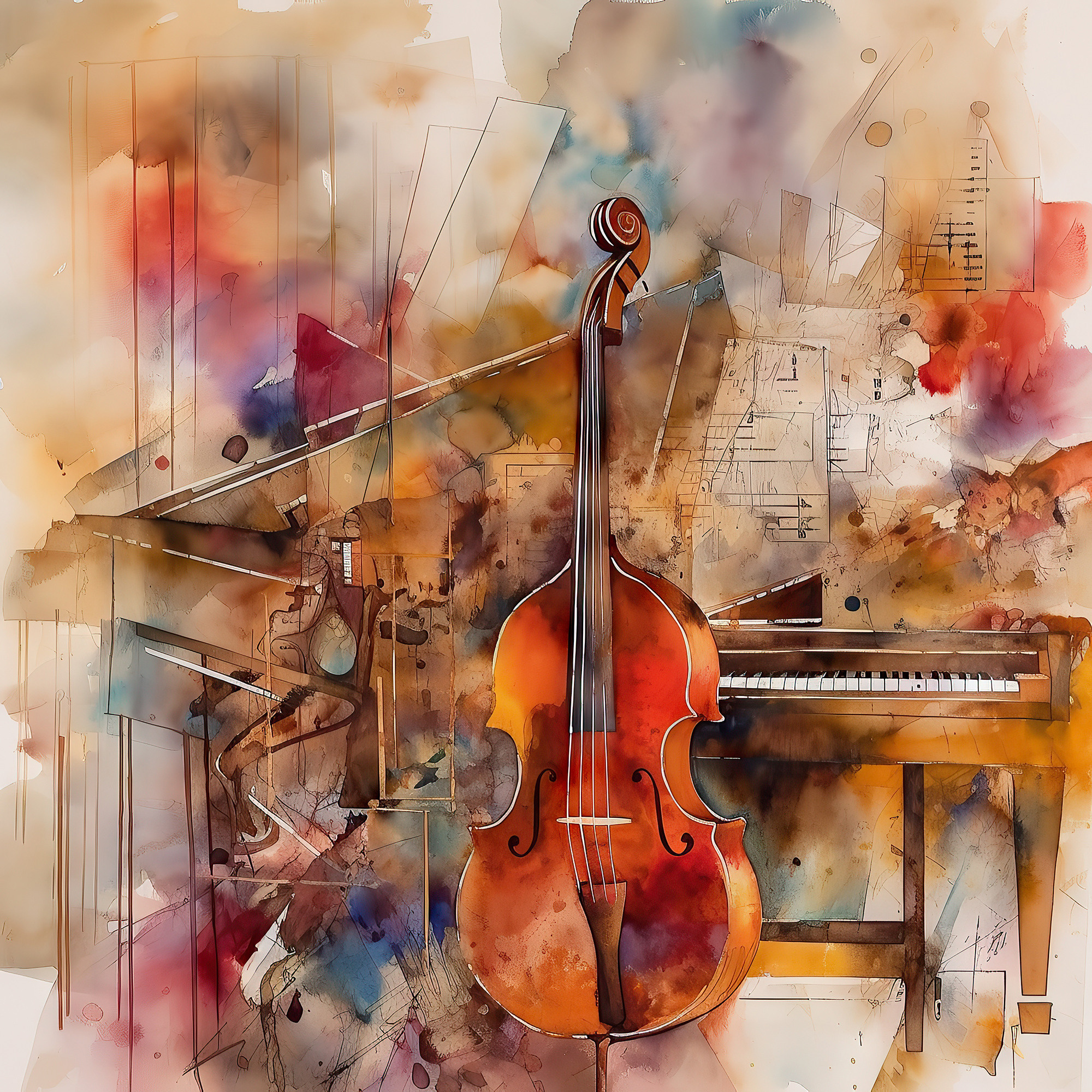 Artwork #22 from the collection “Music of the soul”