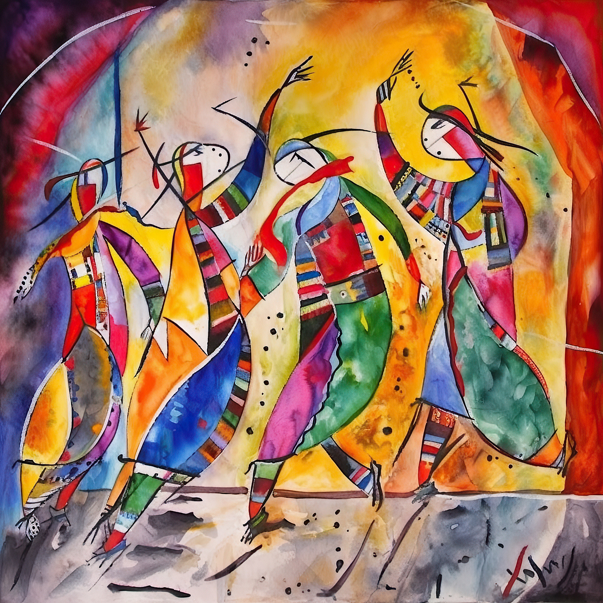 Artwork #16 from the collection “Music of the soul”