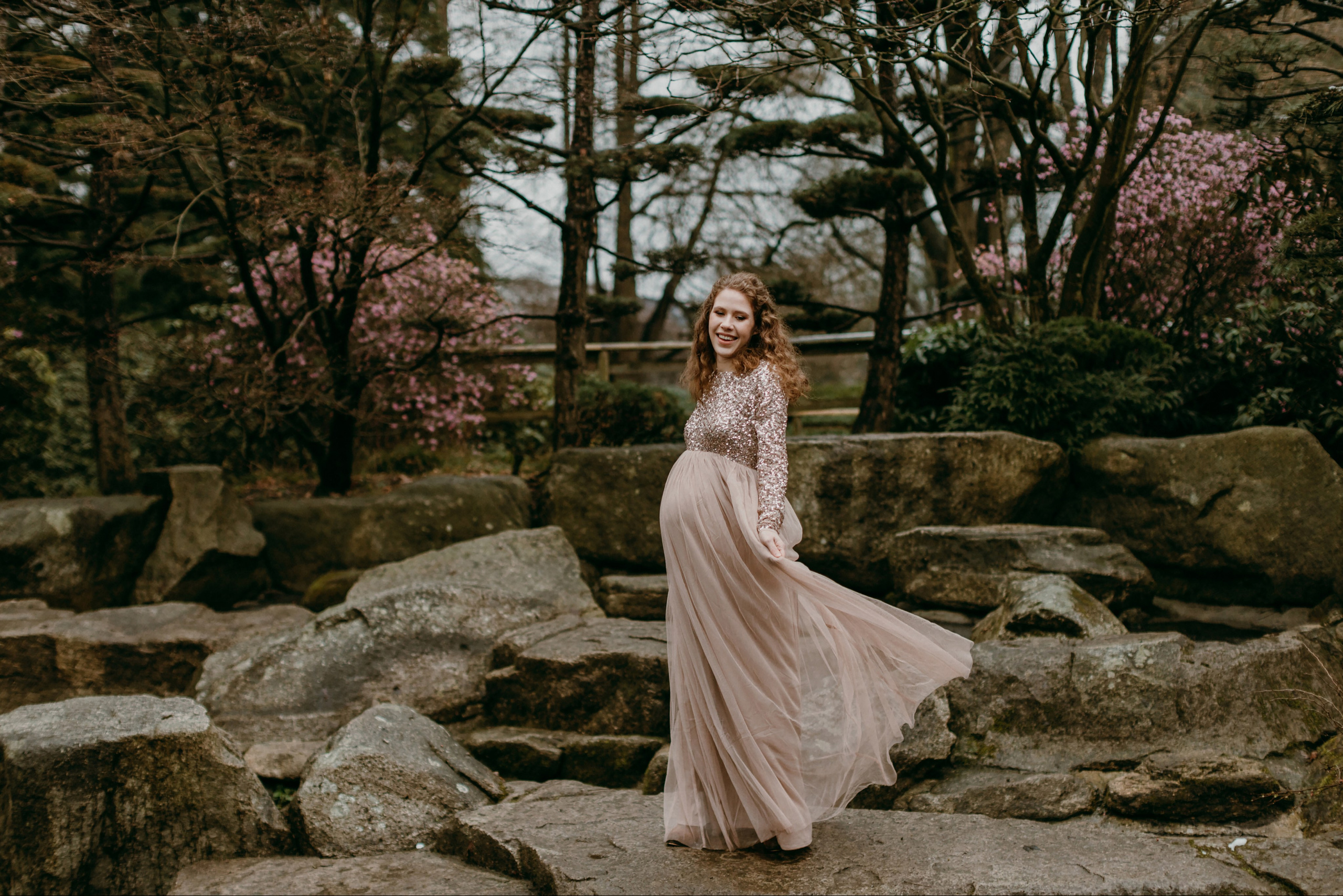 Фотосессия беременности в Ботаническом саду Гамбурга. Фотограф в Германии — Мария Чистякова