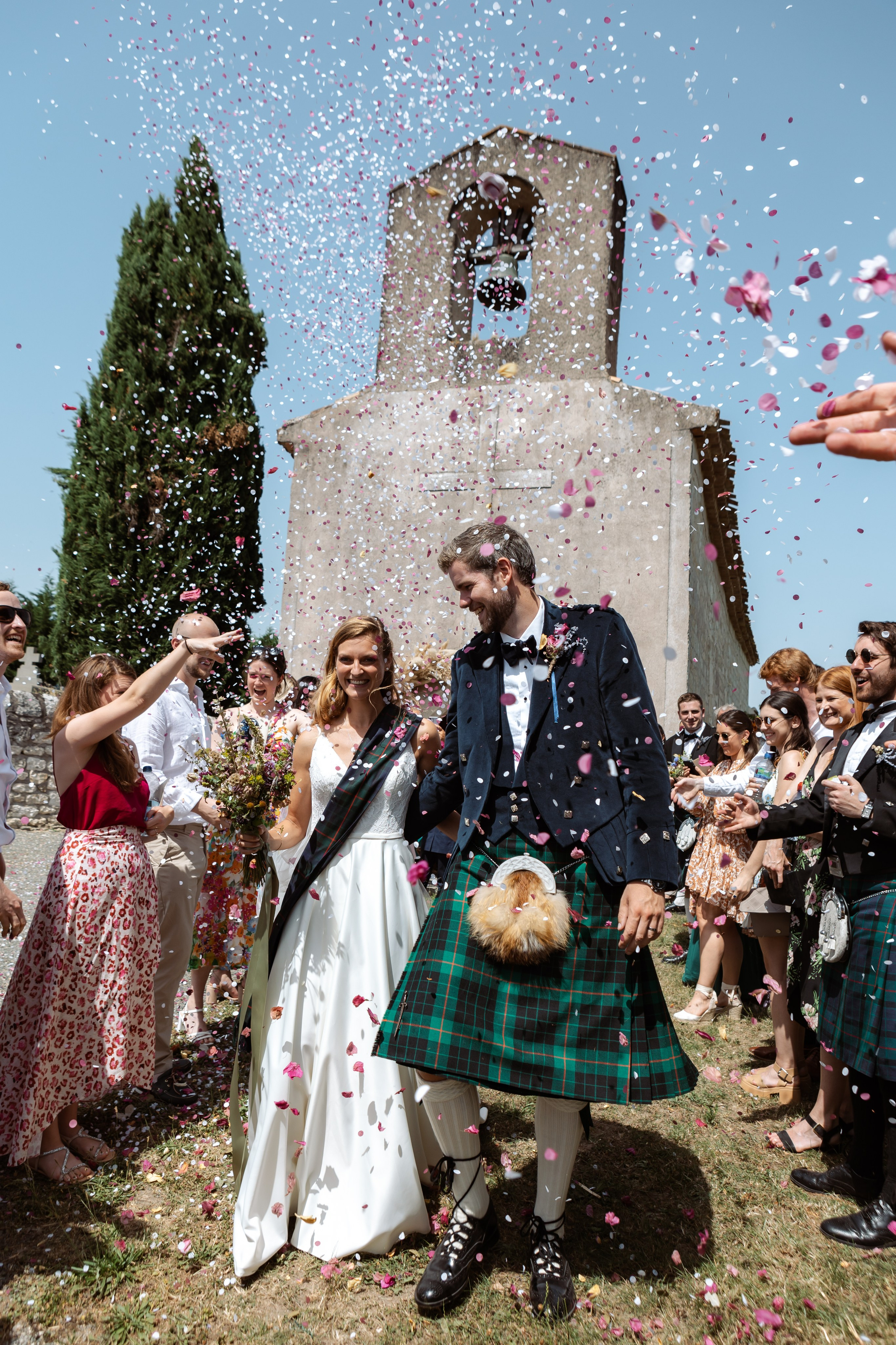 Mariage anglo-écossais à Souquet Hall, Aquitaine, France. Eugénie Smirnova — Photographe à Toulouse et dans le Sud-Ouest