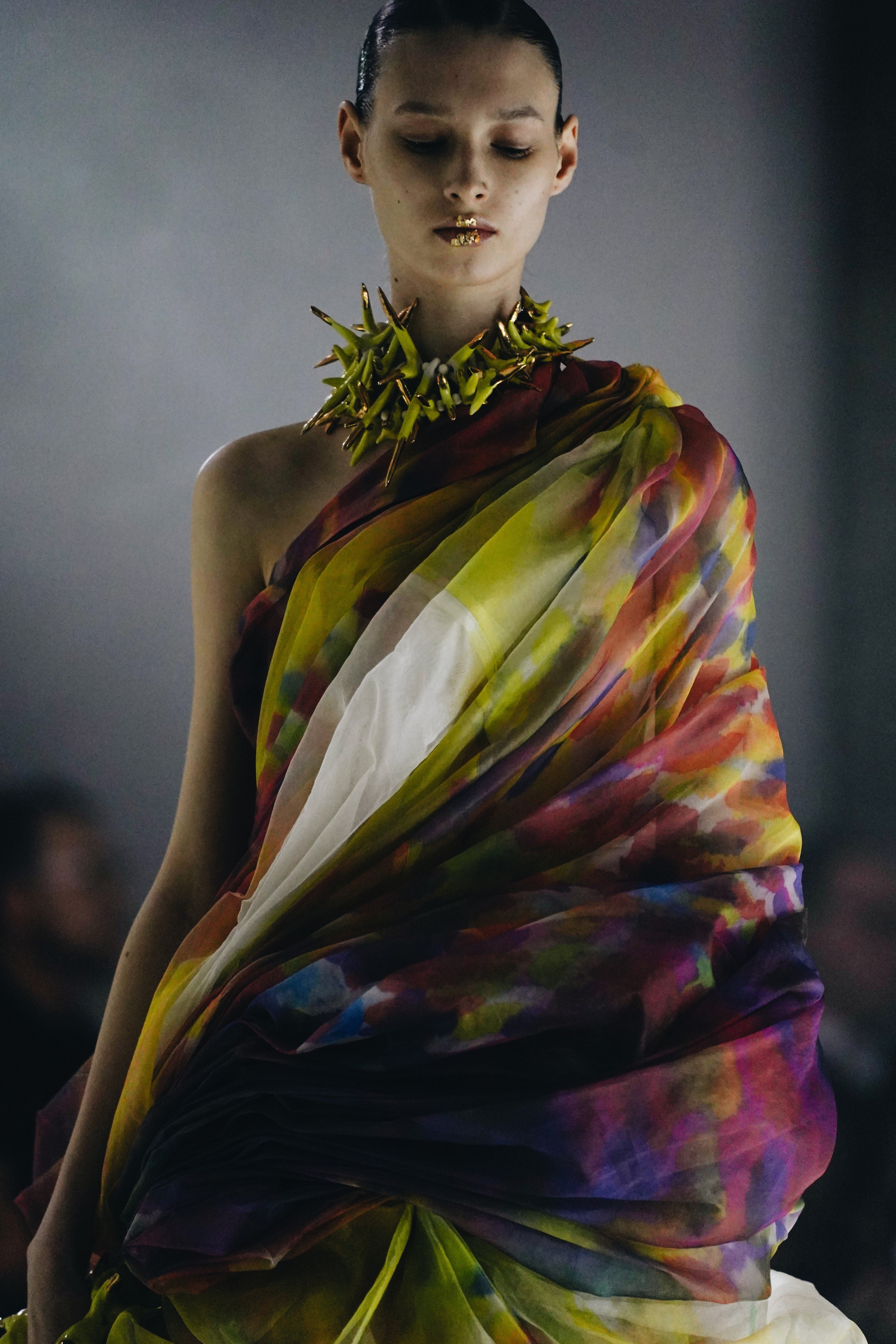 Yuima Nakazato Haute Couture SS23 in Paris. Anastasia Fedoseeva / The Street Pie — streetstyle photographer
