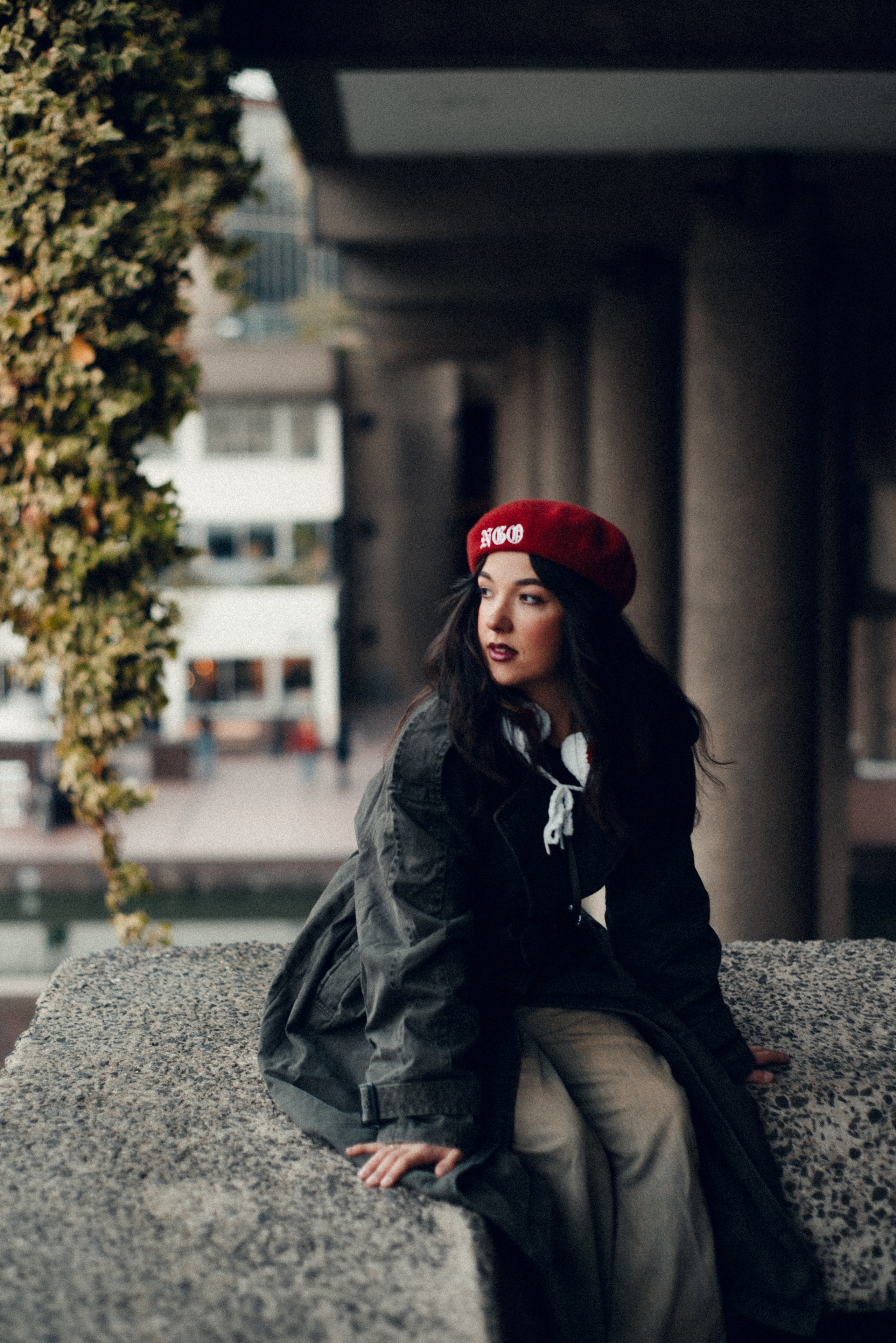 Autumn walk in London Barbican. Moth & Moss Photography