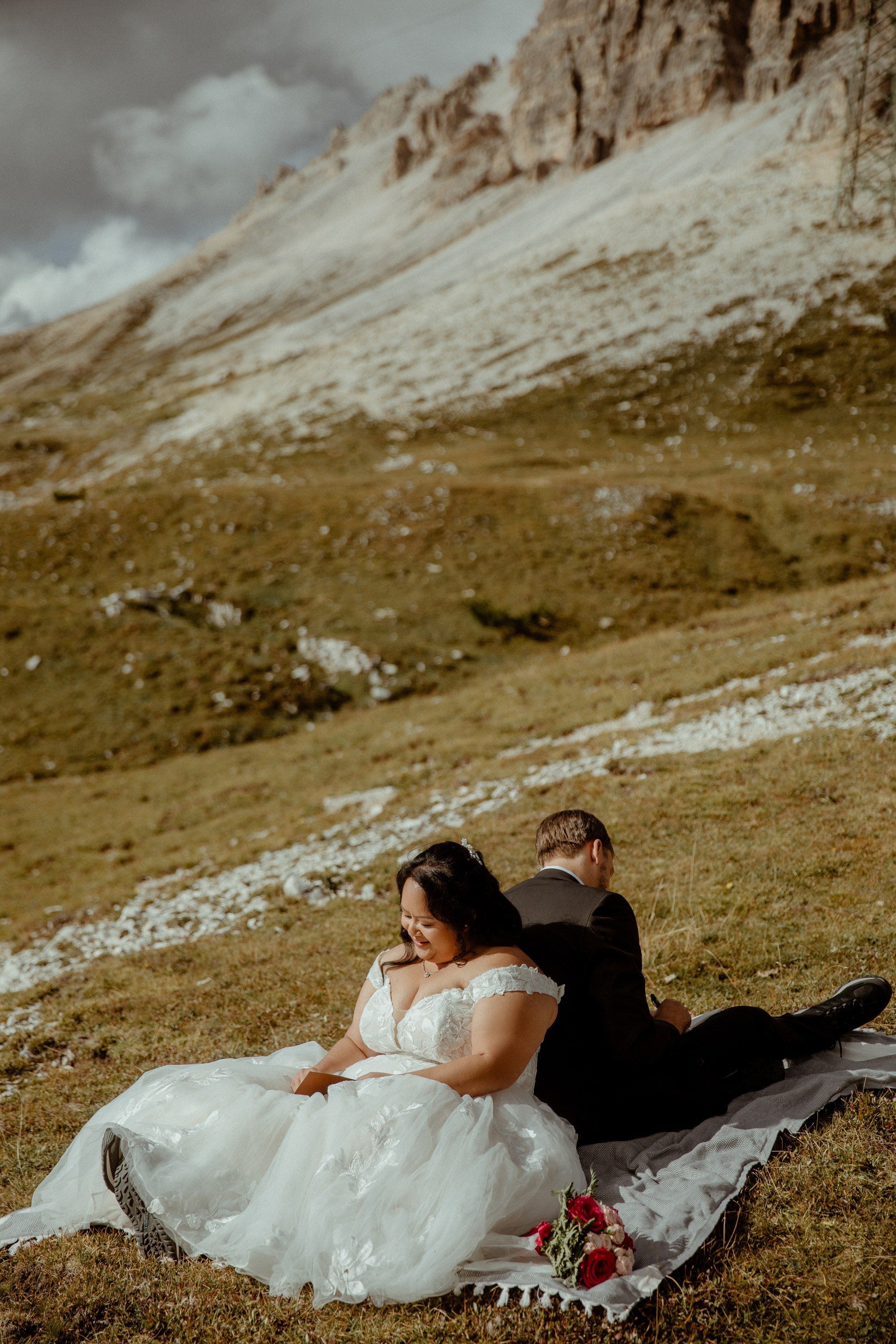 Secret Dolomites elopement at Lago di Braies & Cadini di Misurina | Best place to elope in Italy. Iceland elopement photographer & videographer