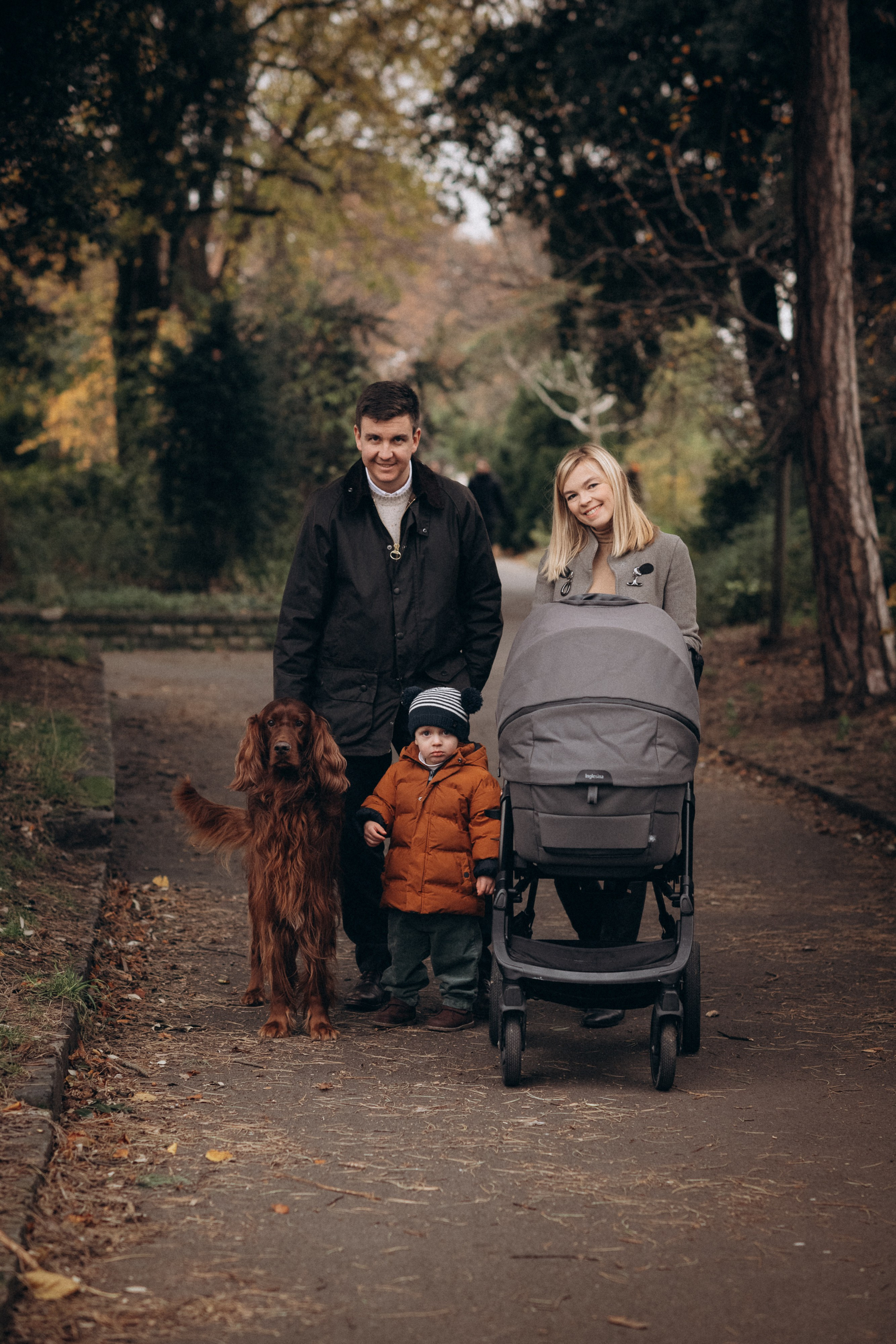 family portrait in Dublin park