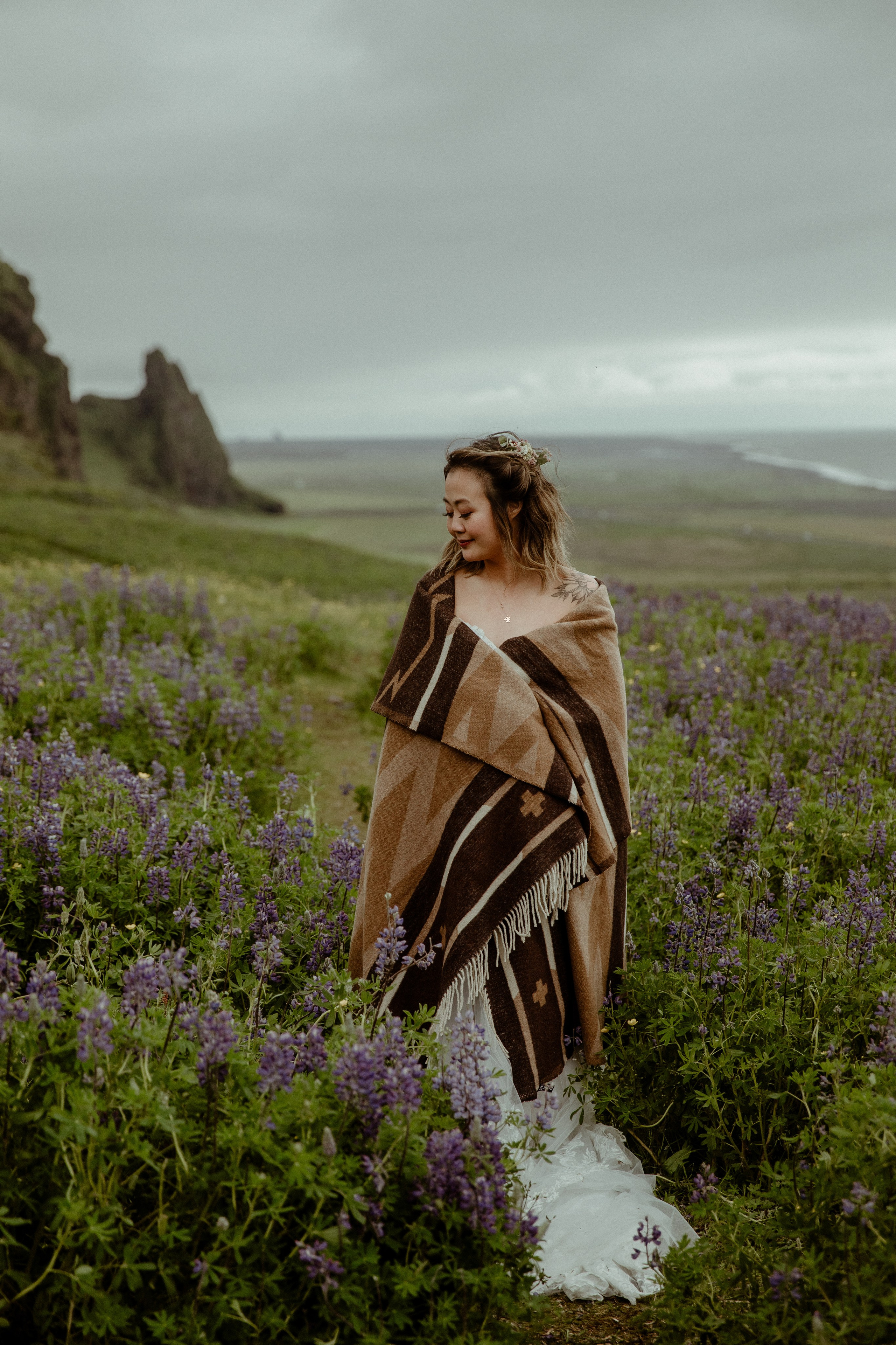 Elopement at Kvernufoss Waterfall. Iceland elopement photo and video | Nikolaichik Photo