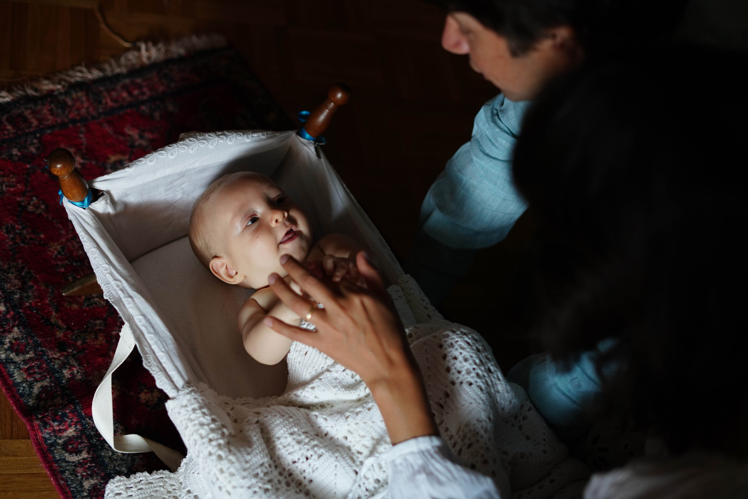 Baby Philippe, Anna and Pierre. Nina Janeckova Fotografin und Videografin am Bodensee