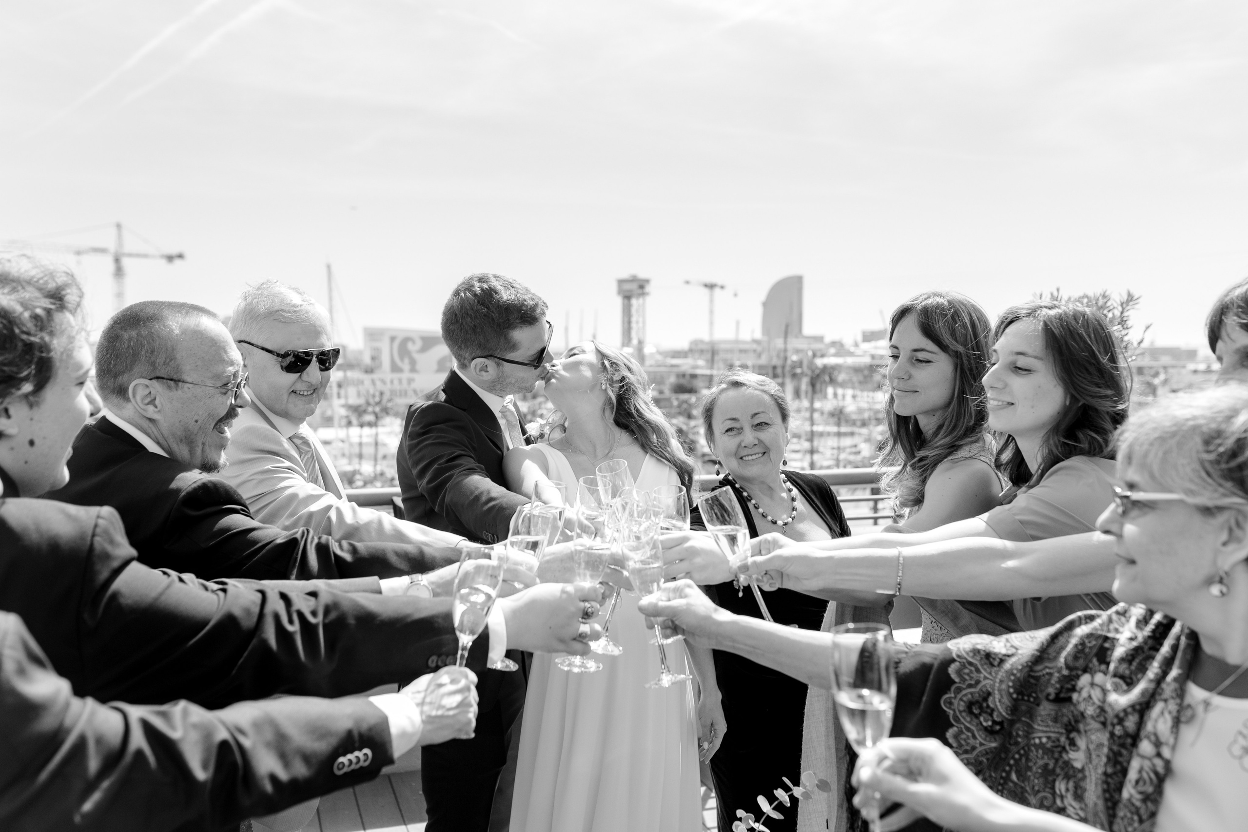 Katy & Tomm, City Wedding. Wedding Photographer in Barcelona Lana Alekhina