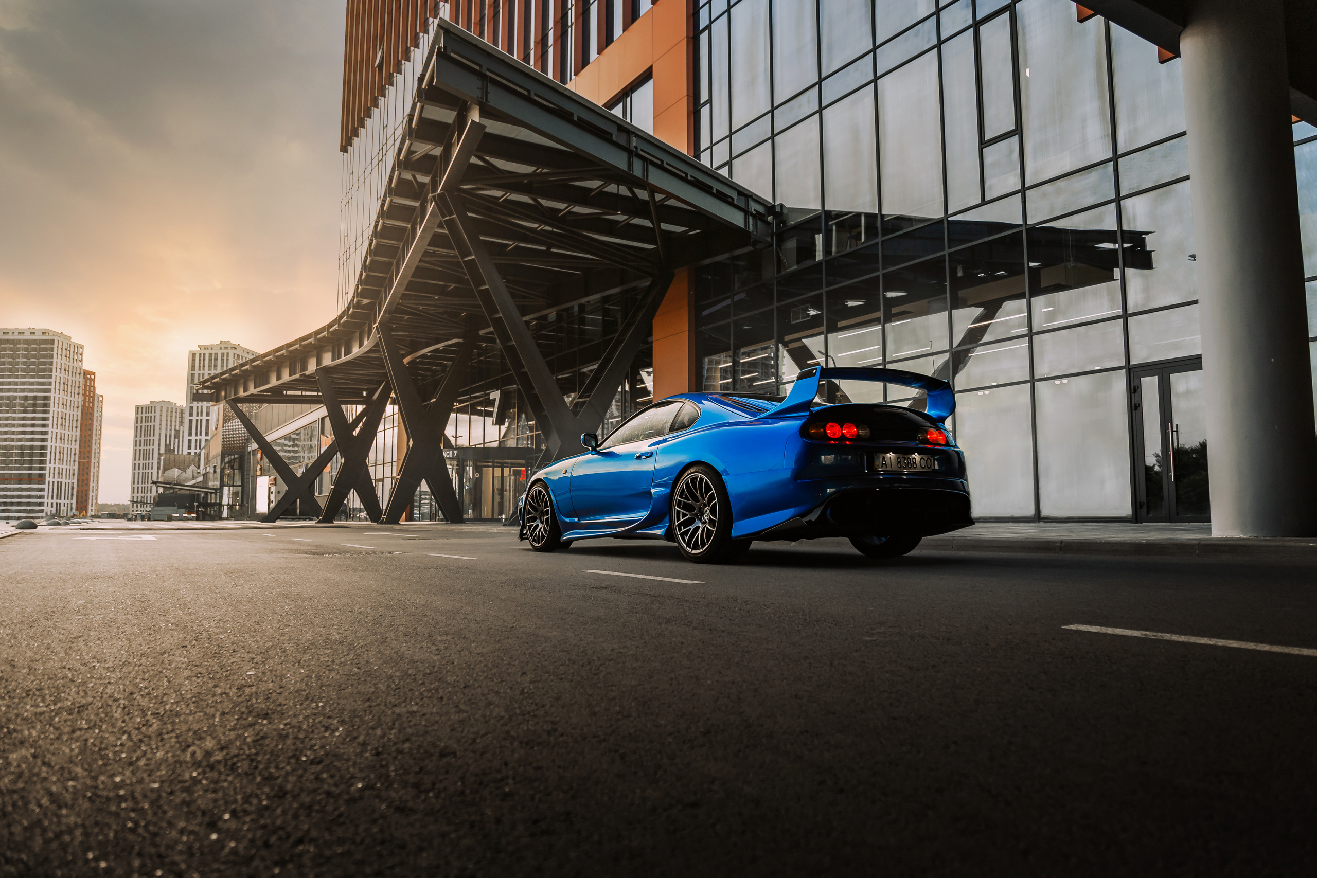 Toyota Supra A80. Photographe de voitures à Paris — Vitalii Motruk