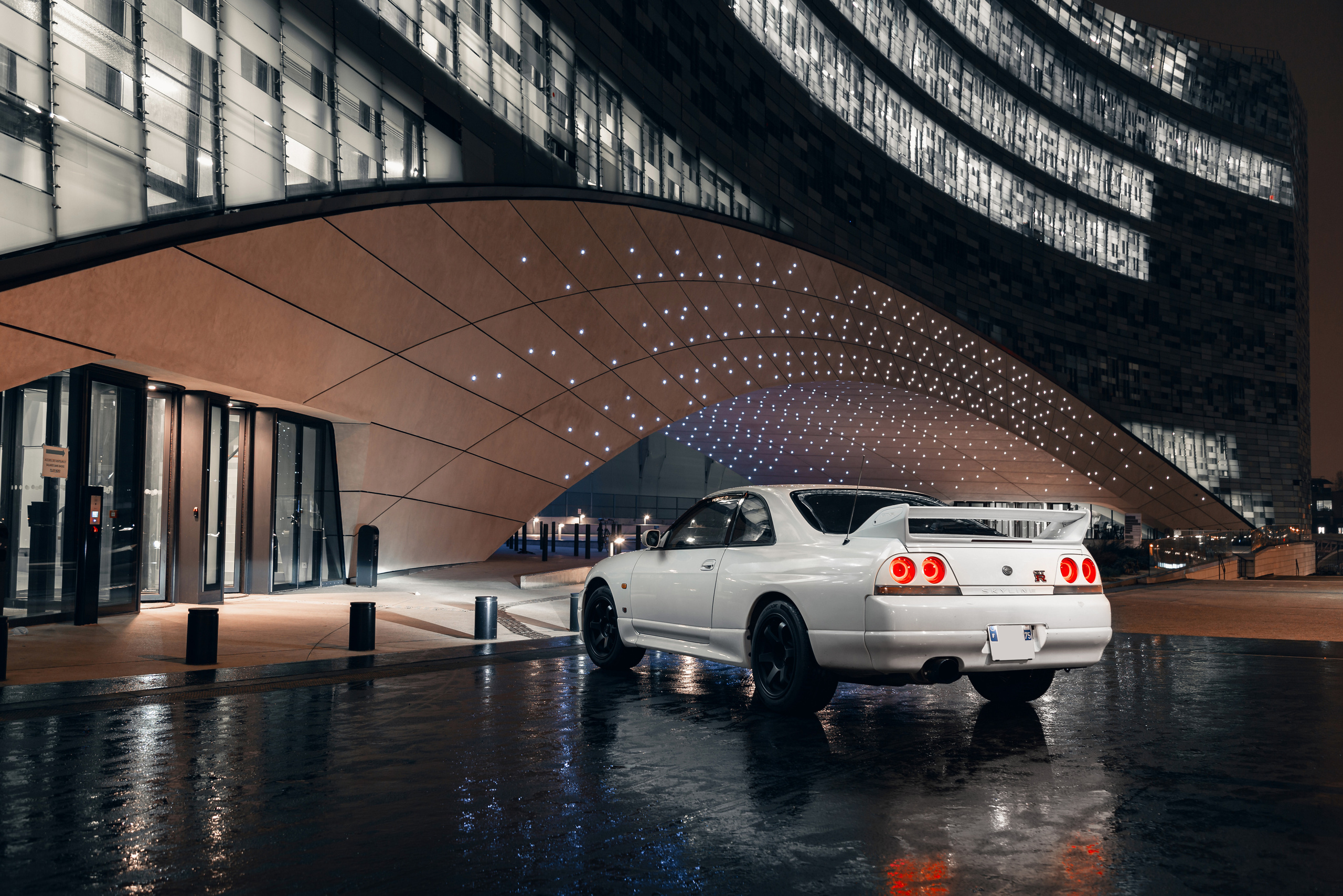 Nissan Skyline GT-R R33. Photographe de voitures à Paris — Vitalii Motruk