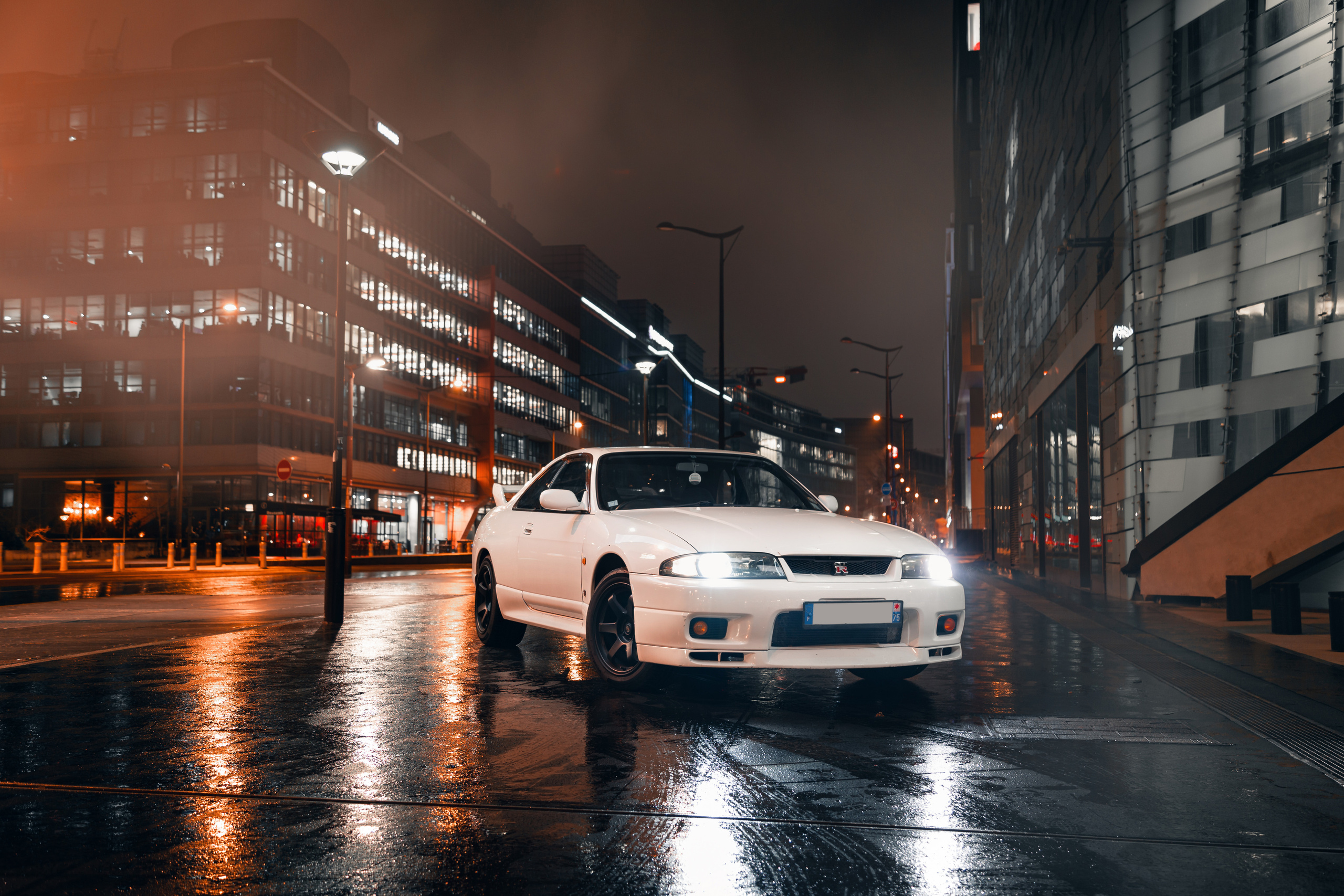 Nissan Skyline GT-R R33. Photographe de voitures à Paris — Vitalii Motruk