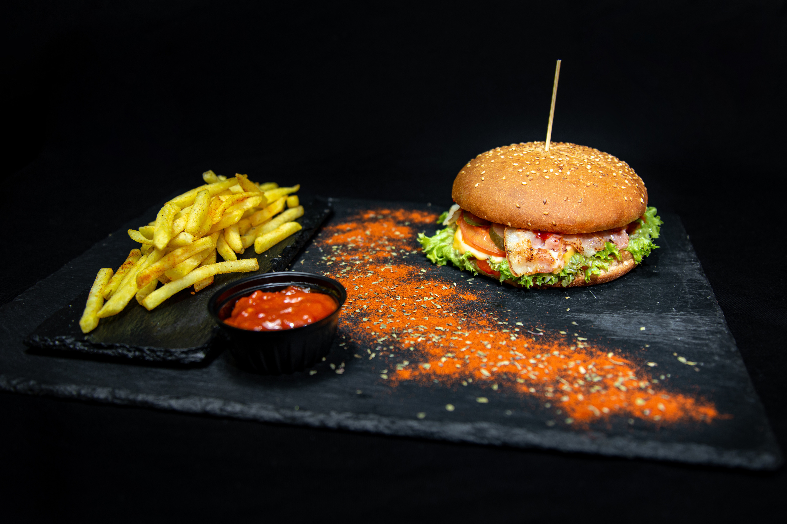 Sushi and Burger. Photographer in Paris — Vitalii Motruk