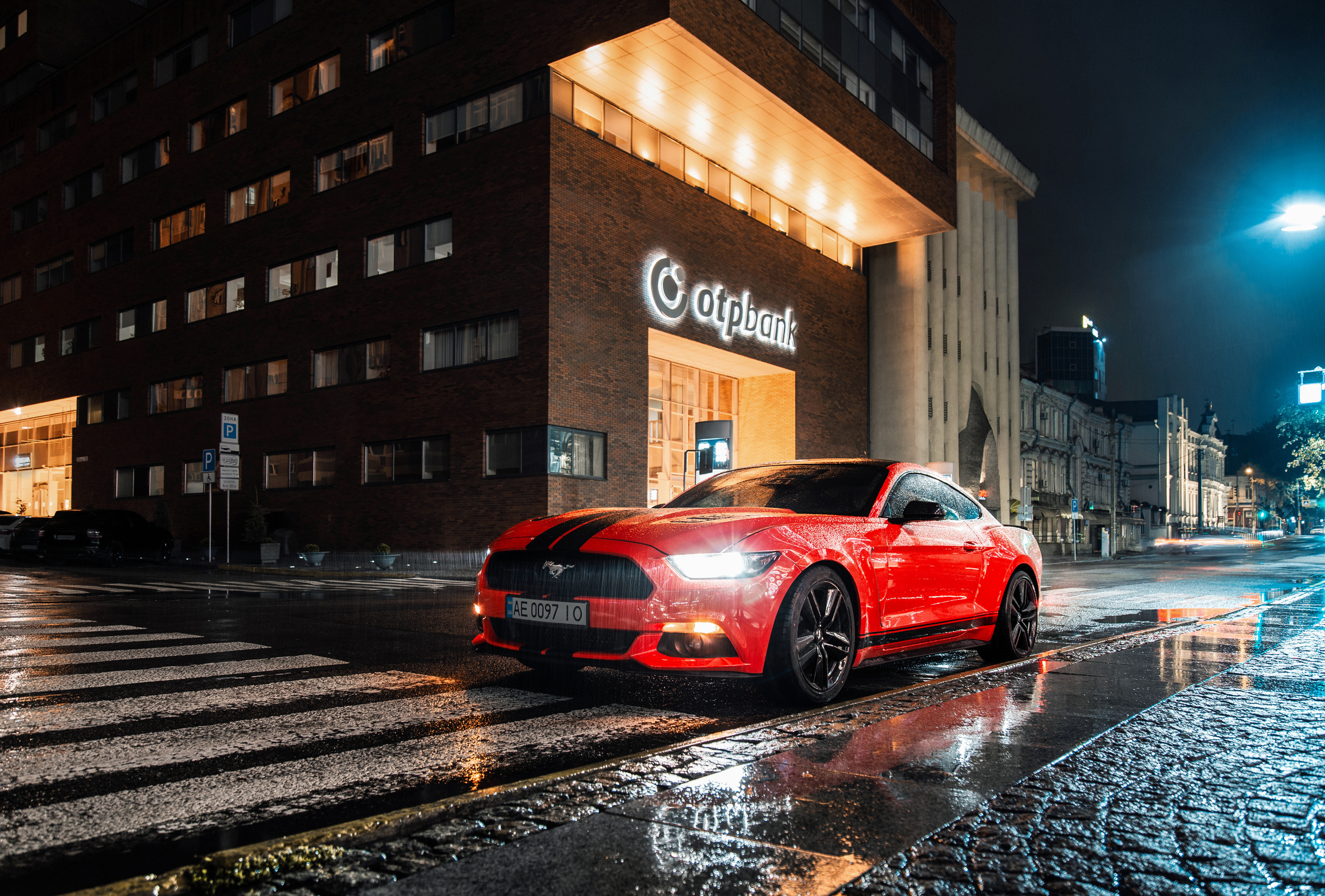Ford Mustang. Photographe de voitures à Paris — Vitalii Motruk