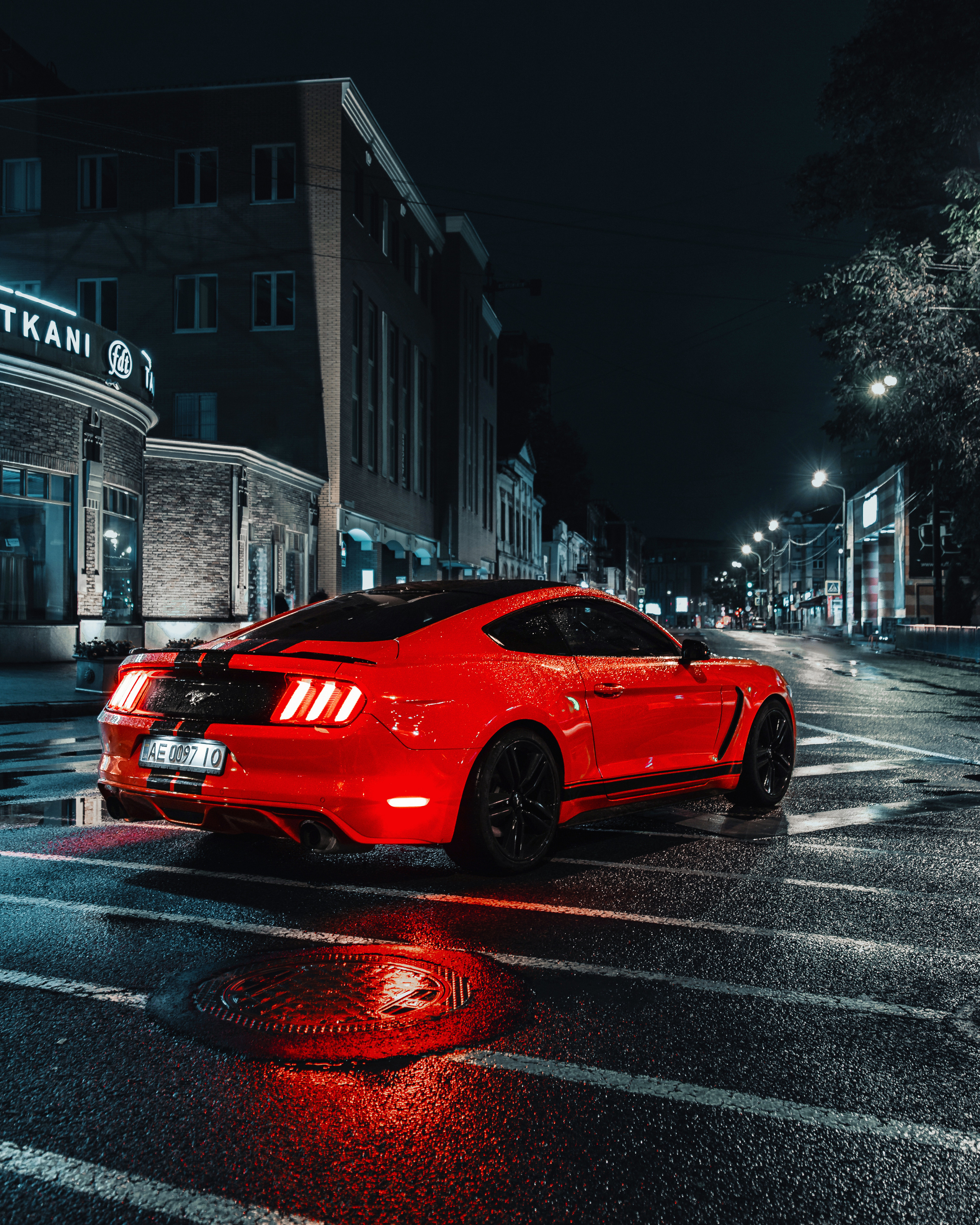 Ford Mustang. Photographe de voitures à Paris — Vitalii Motruk
