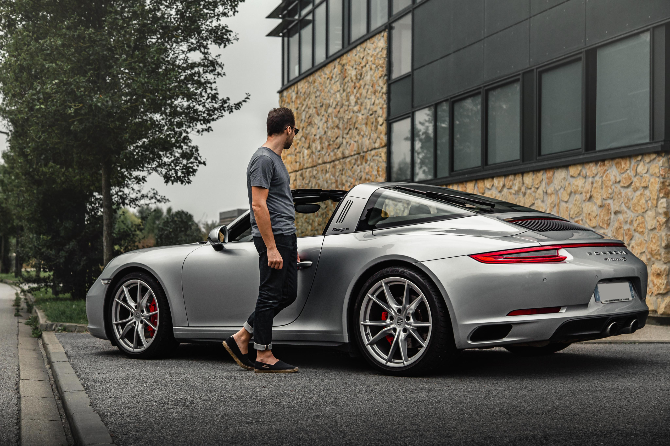 Porsche 911 Targa 4s. Photographe de voitures à Paris — Vitalii Motruk