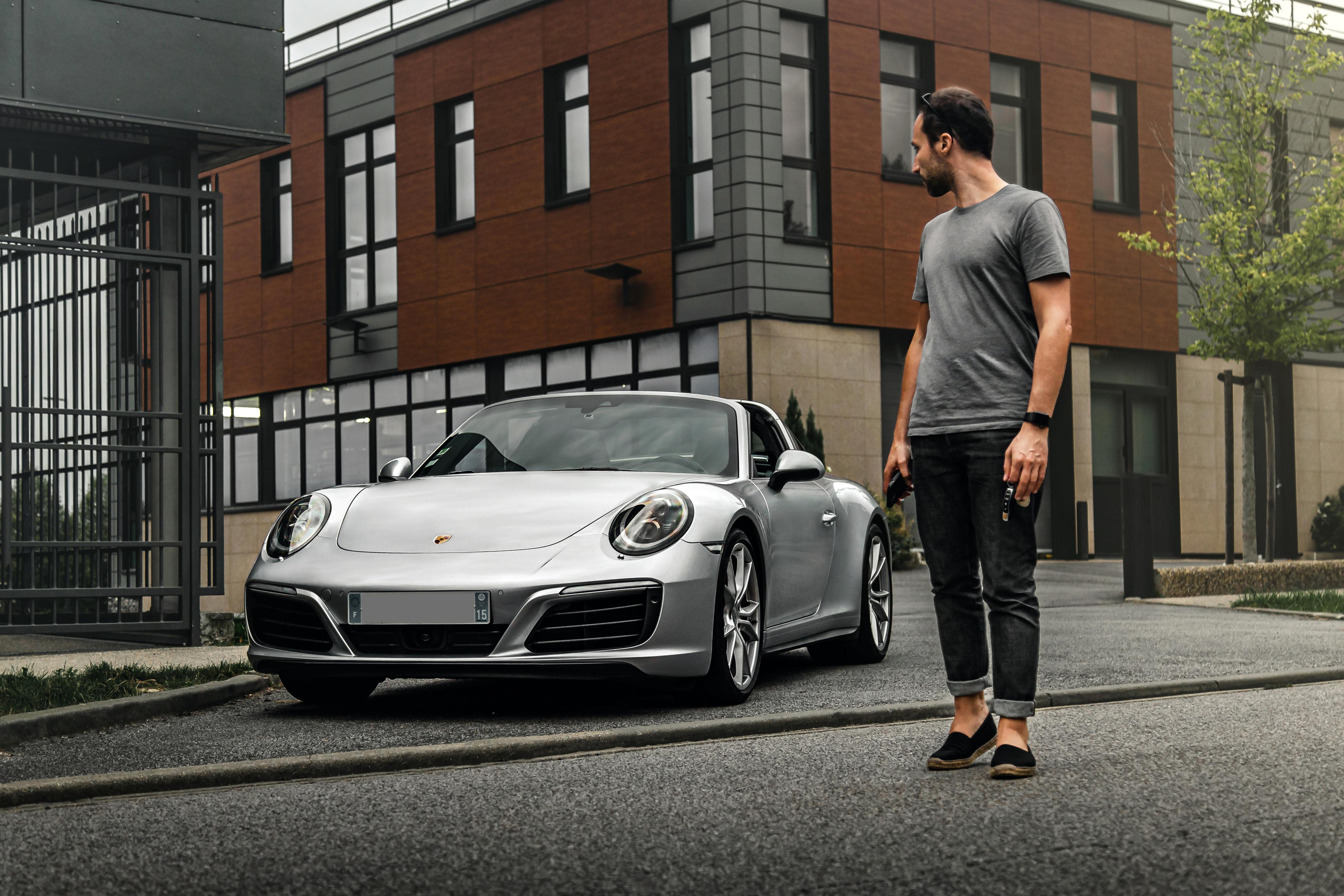 Porsche 911 Targa 4s. Photographe de voitures à Paris — Vitalii Motruk
