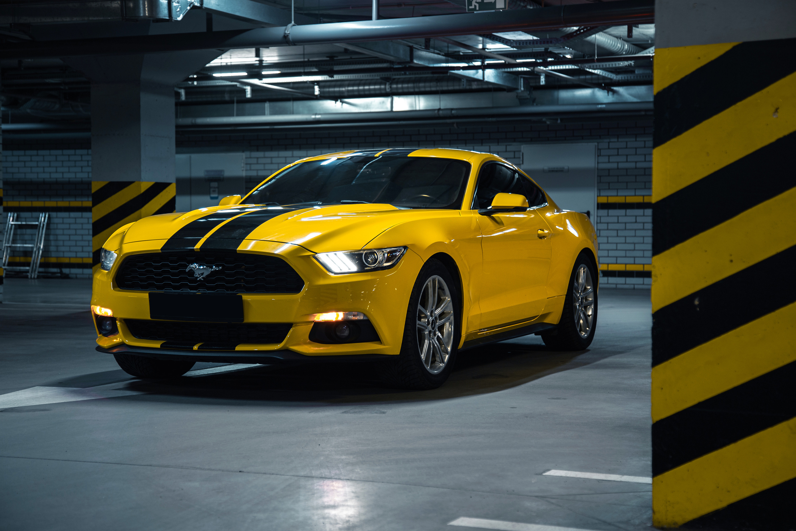 Ford Mustang. Photographe de voitures à Paris — Vitalii Motruk