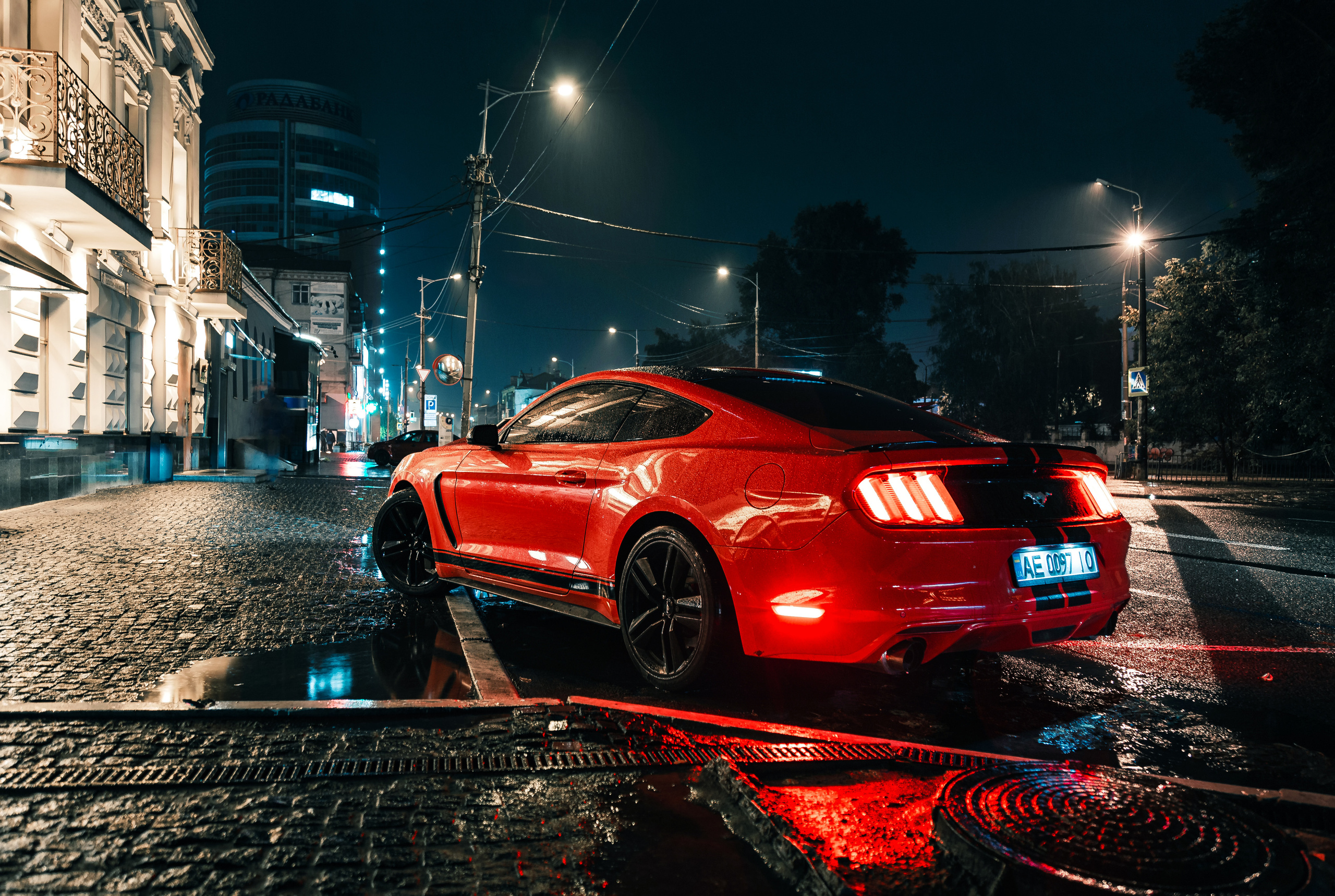 Ford Mustang. Photographe de voitures à Paris — Vitalii Motruk