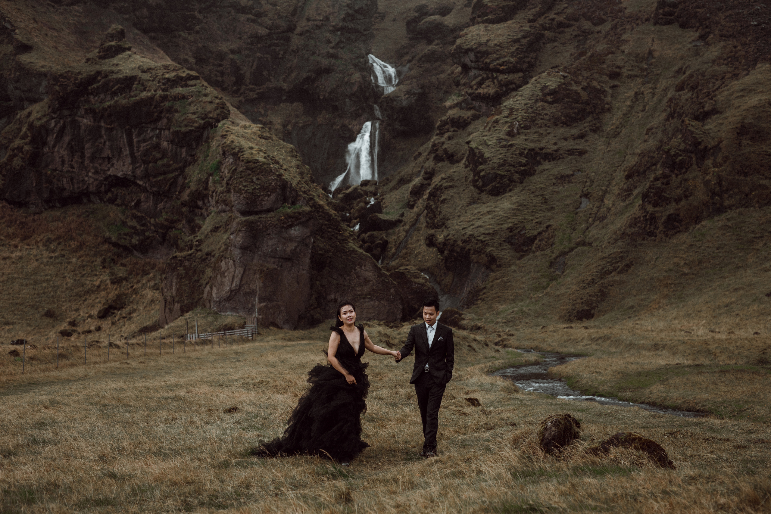 Pre-wedding photoshoot in Iceland. Iceland elopement photographer & videographer