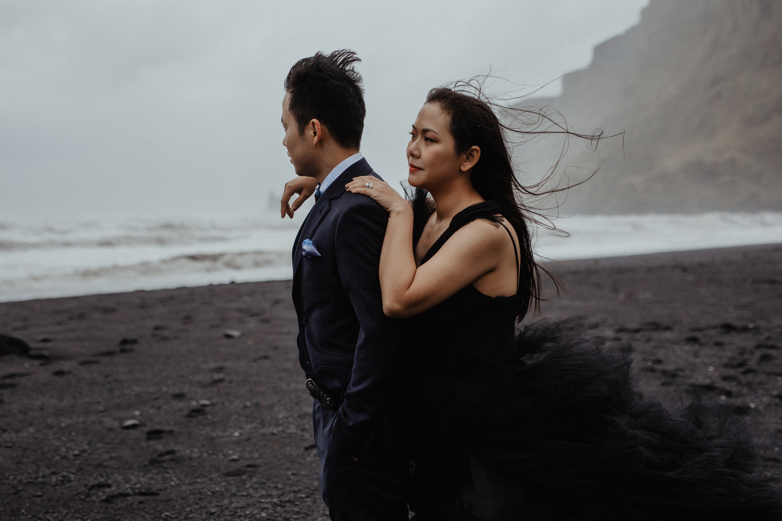 Pre-wedding photoshoot in Iceland. Iceland elopement photographer & videographer