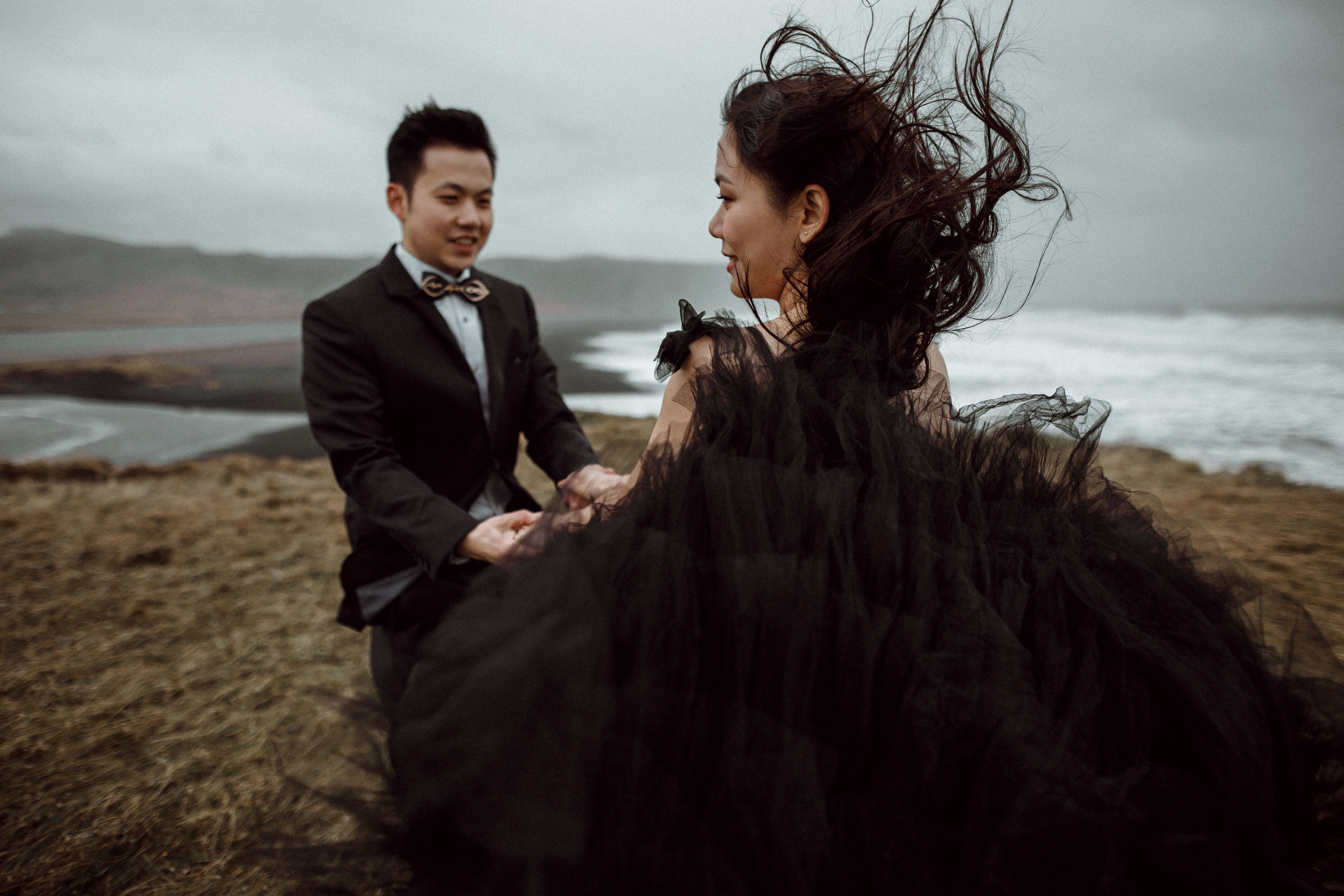 Pre-wedding photoshoot in Iceland. Iceland elopement photographer & videographer