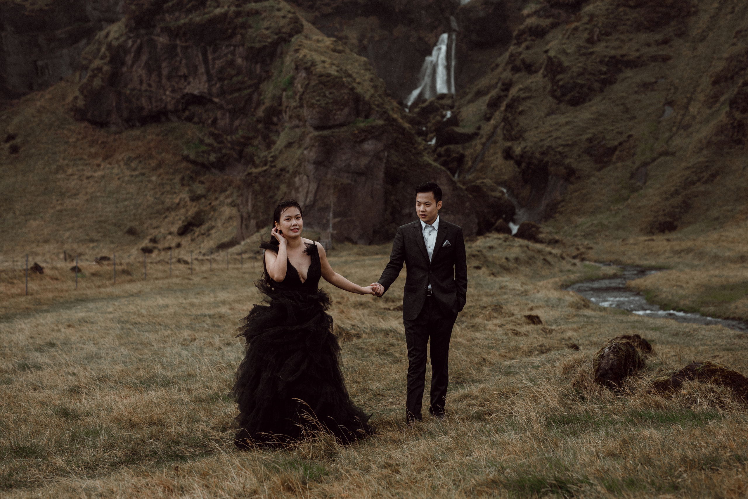 Pre-wedding photoshoot in Iceland. Iceland elopement photographer & videographer