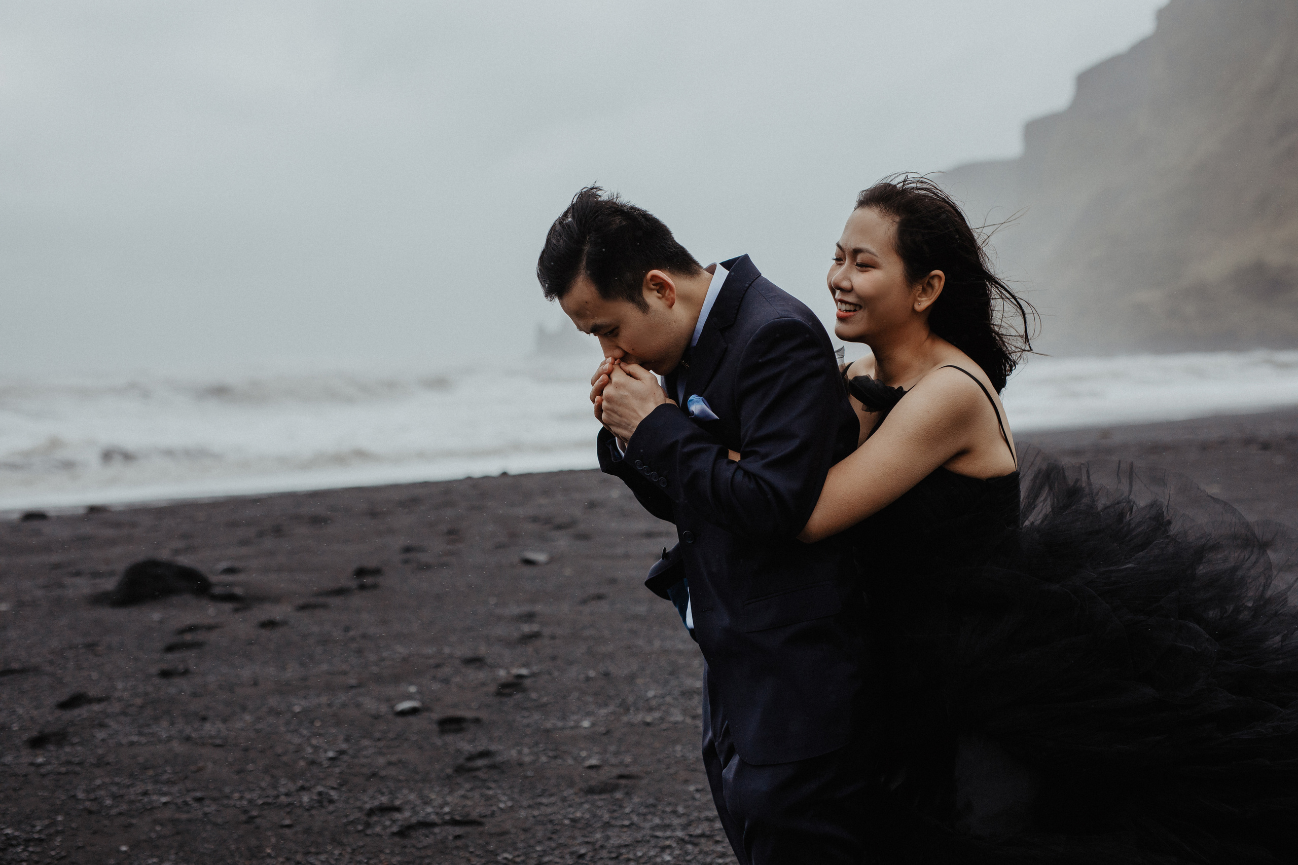 Pre-wedding photoshoot in Iceland. Iceland elopement photographer & videographer
