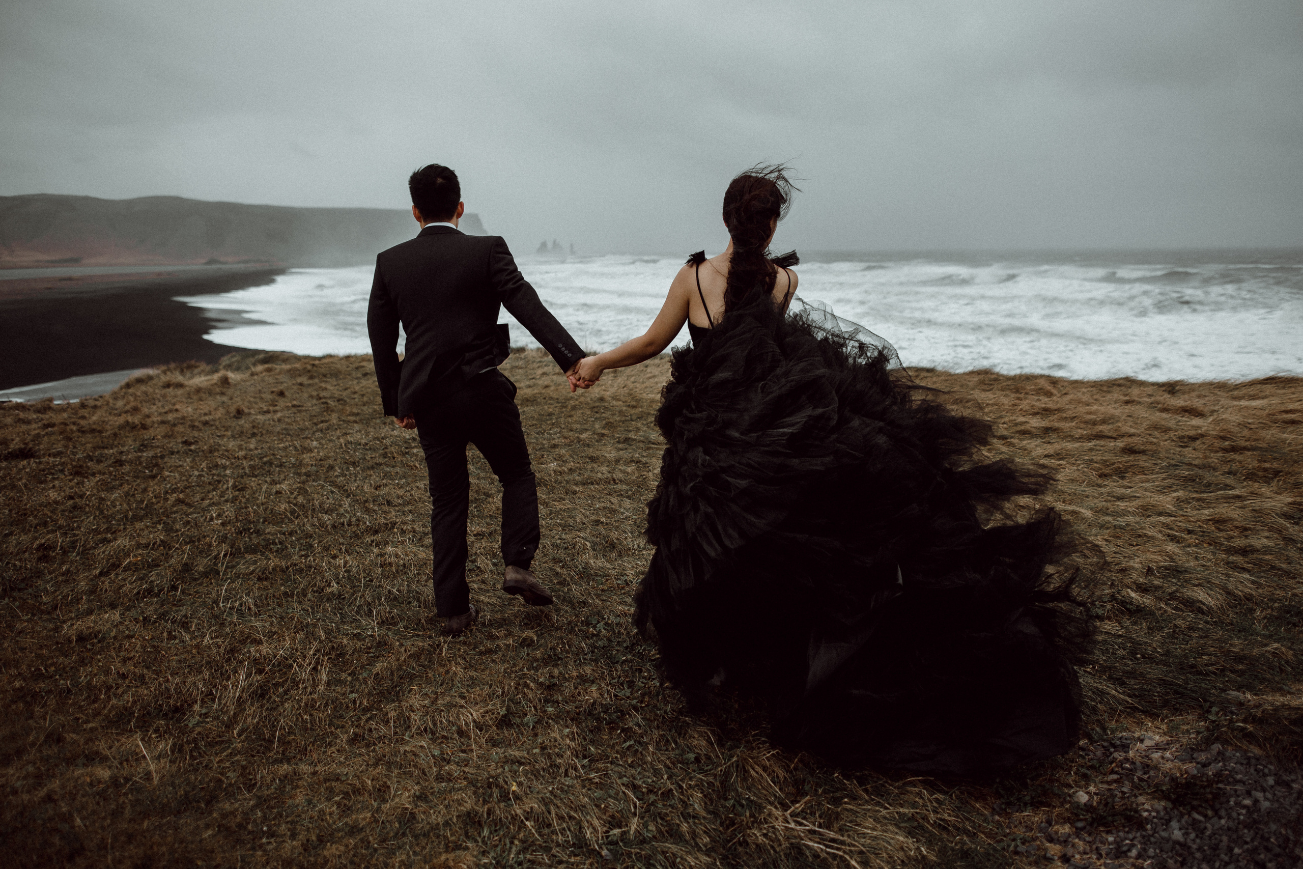 Pre-wedding photoshoot in Iceland. Iceland elopement photographer & videographer