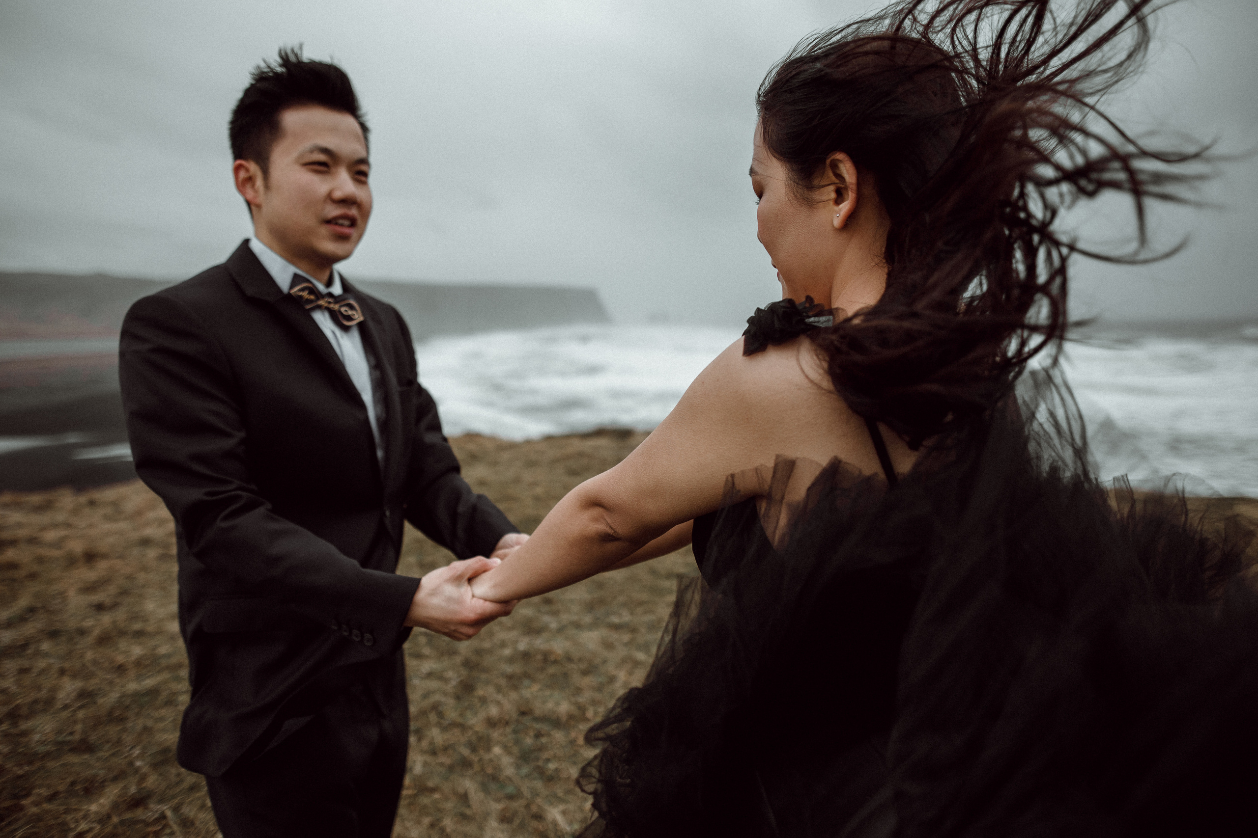 Pre-wedding photoshoot in Iceland. Iceland elopement photographer & videographer