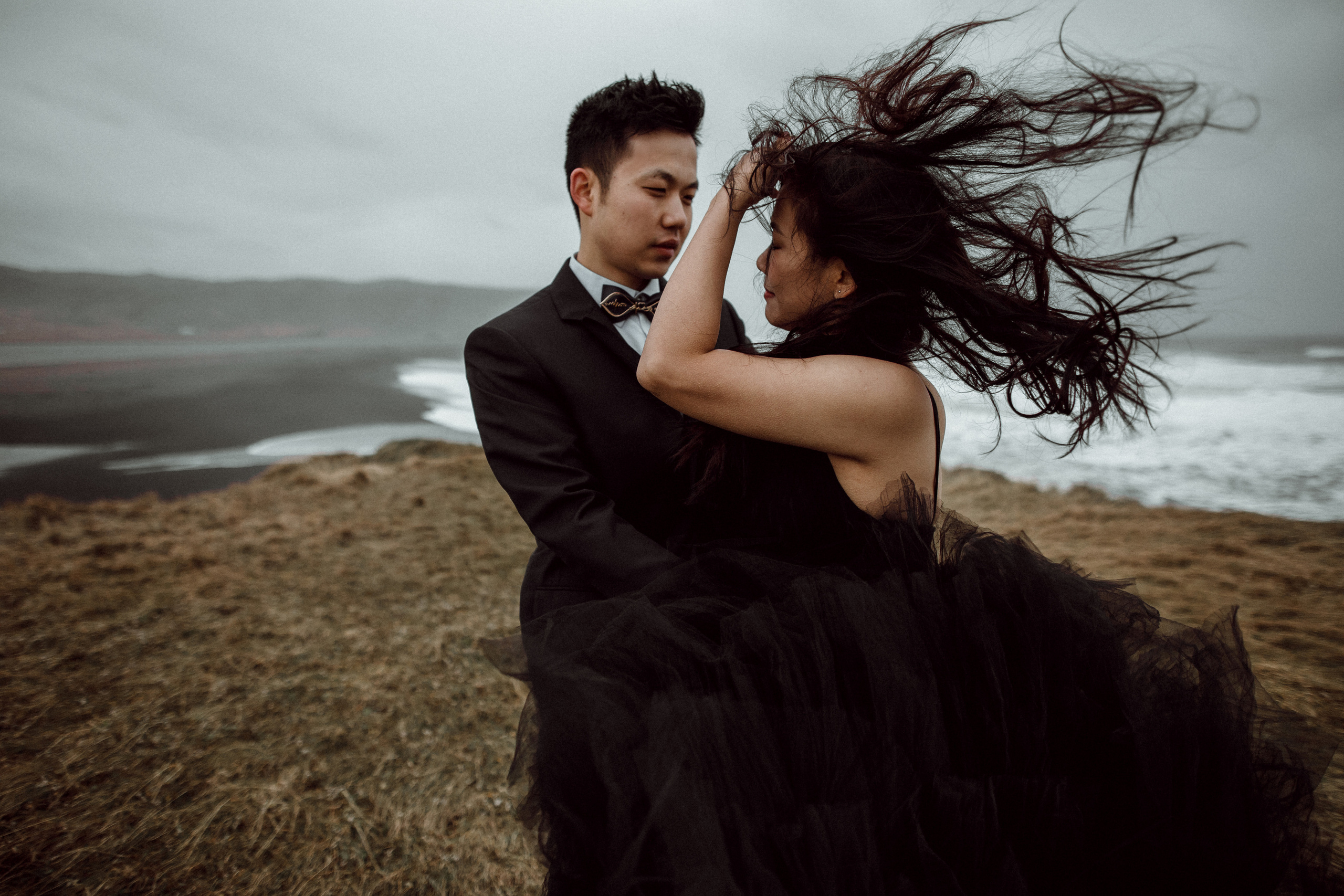 Pre-wedding photoshoot in Iceland. Iceland elopement photographer & videographer
