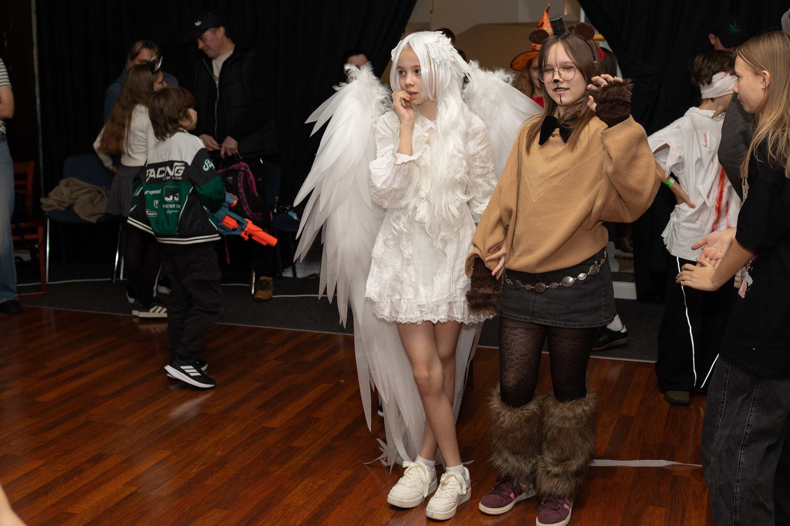 Leo dance studio Helloween 2025. Семейный и детский фотограф в Варшаве Мила Бобровская