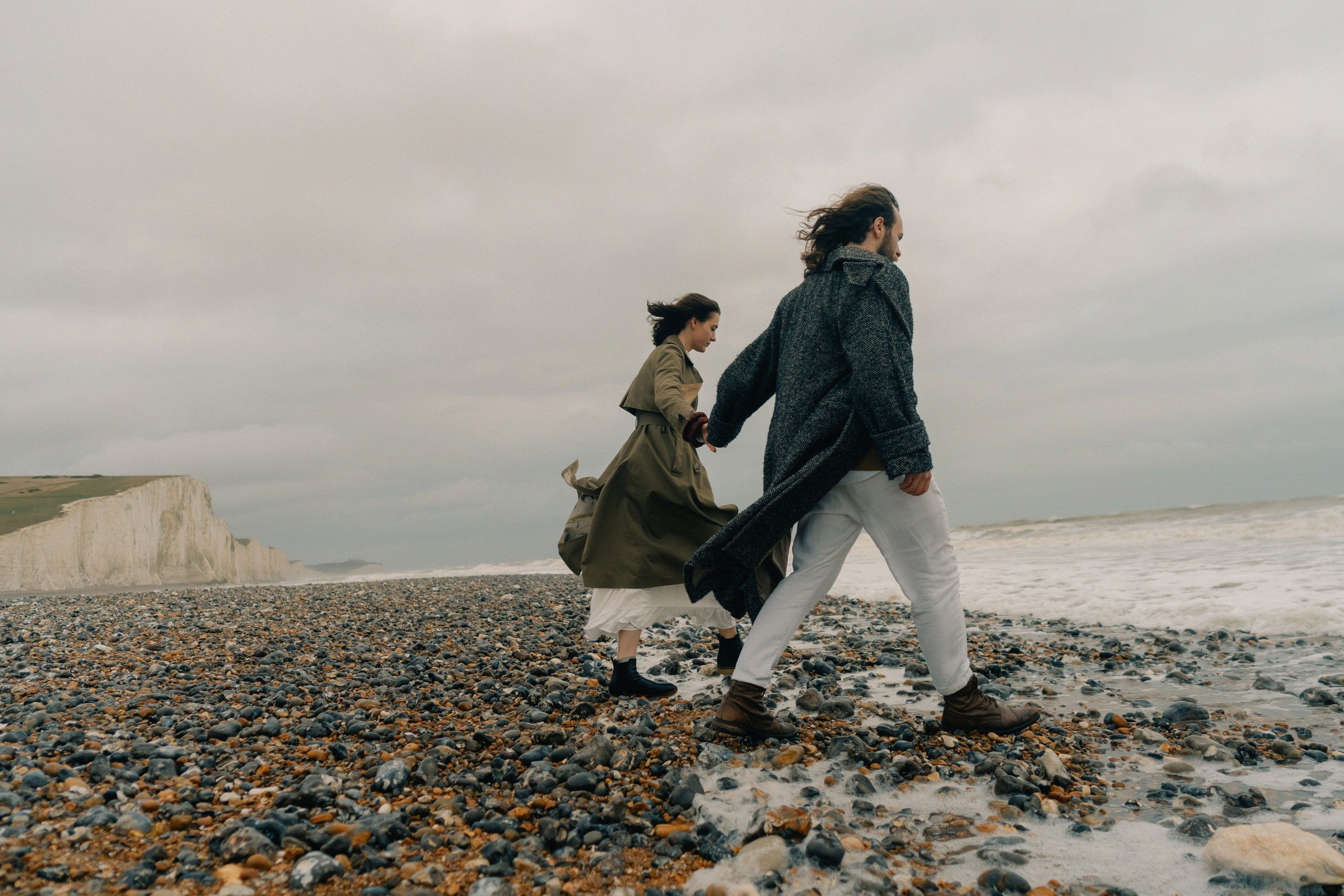 Engagement session in Seven Sisters. London portrait and family photographer