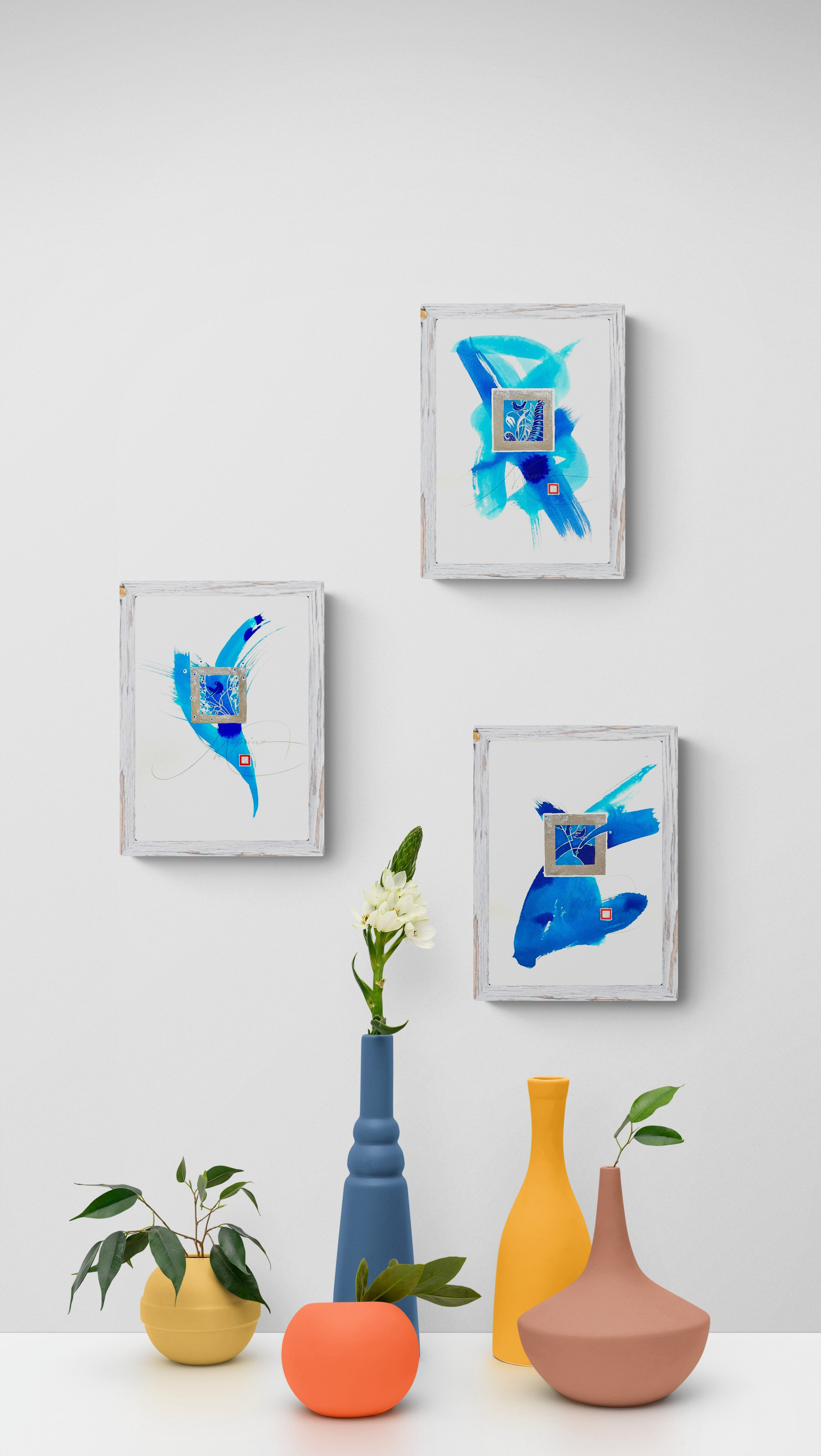 Blue Ink Silver. Nadia Kuprina. Artist