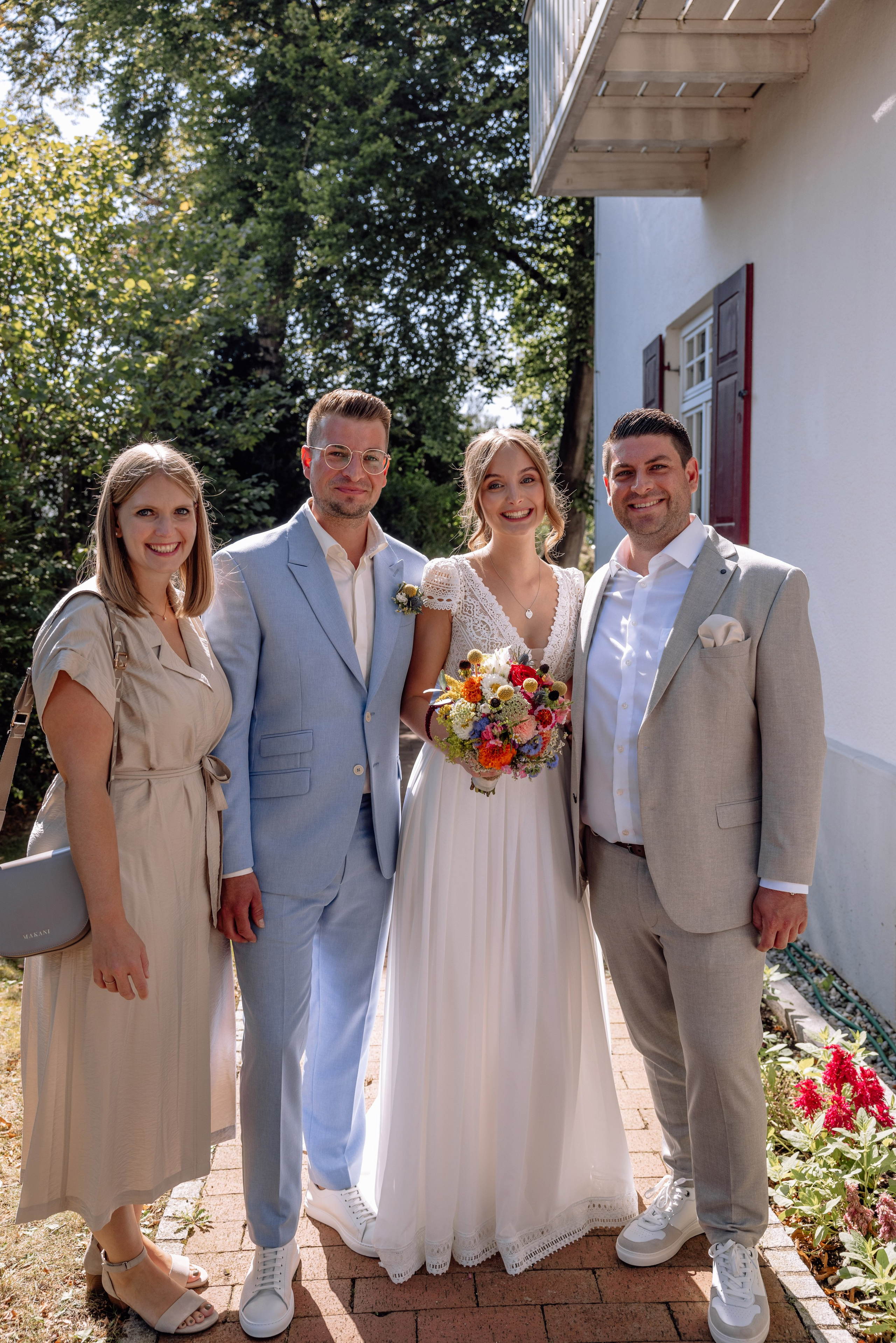 Gilching: Vanessa und Maxi. Hochzeitsfotograf München Taufe Familienfotograf Tanja Mauke