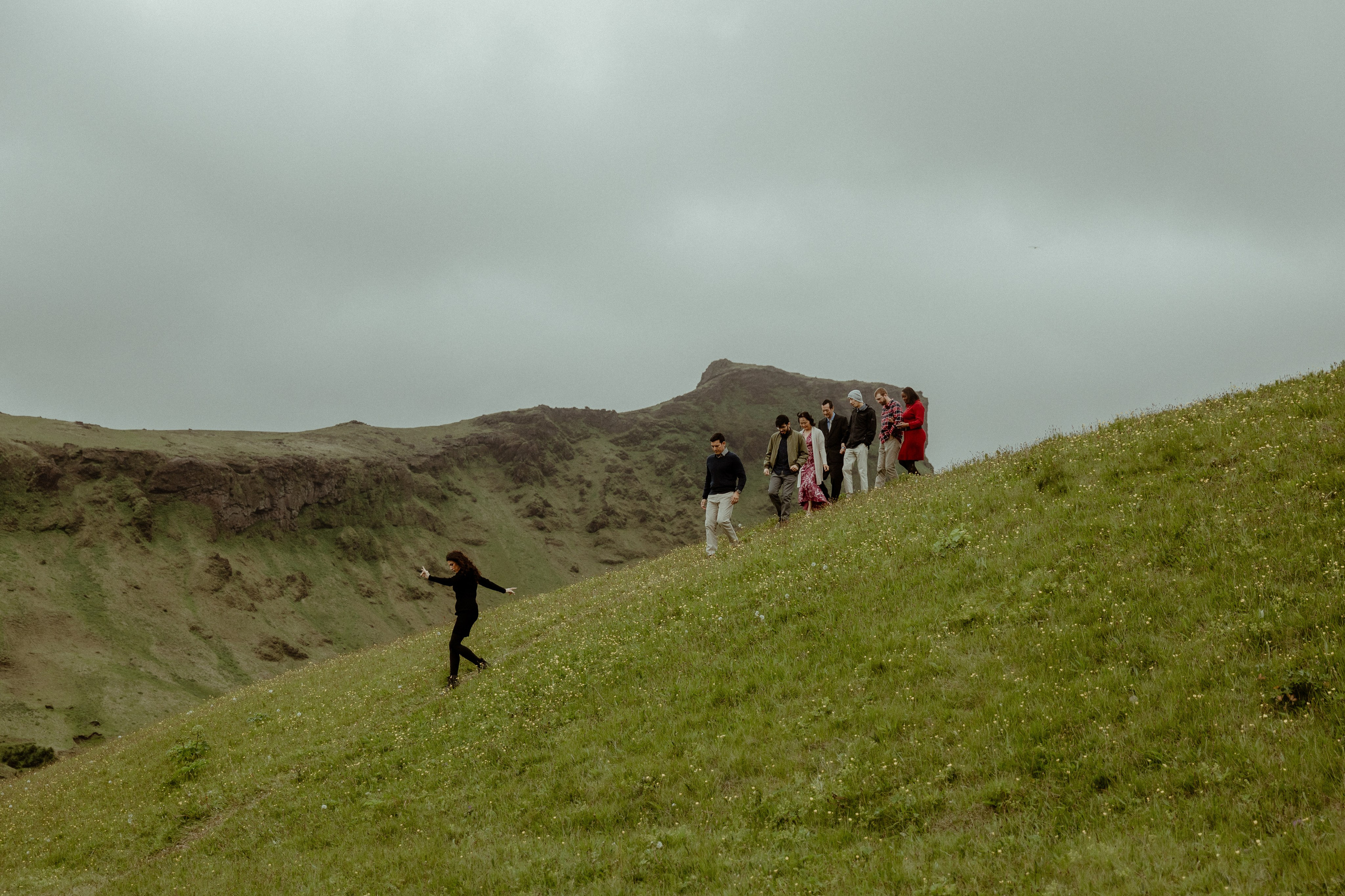 Elopement at Kvernufoss Waterfall. Iceland elopement photo and video | Nikolaichik Photo