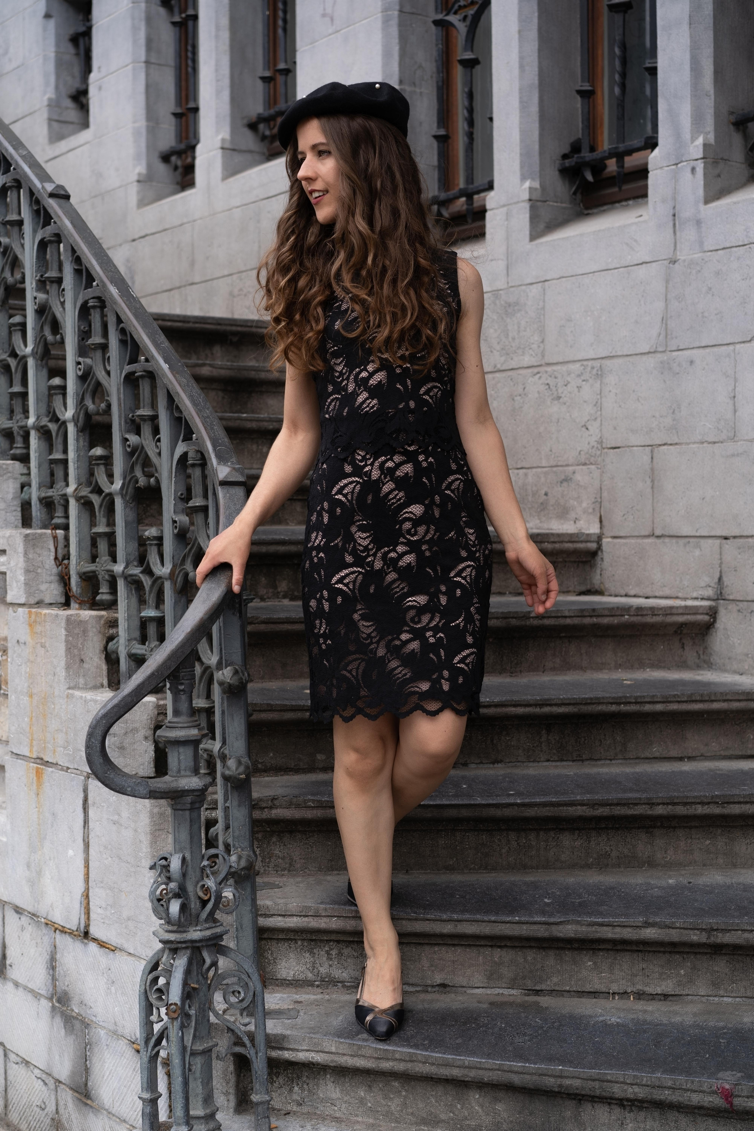 Little black dress / Gent. Tatyana Van Hedent een fotograaf te Zele, Oost-Vlaanderen