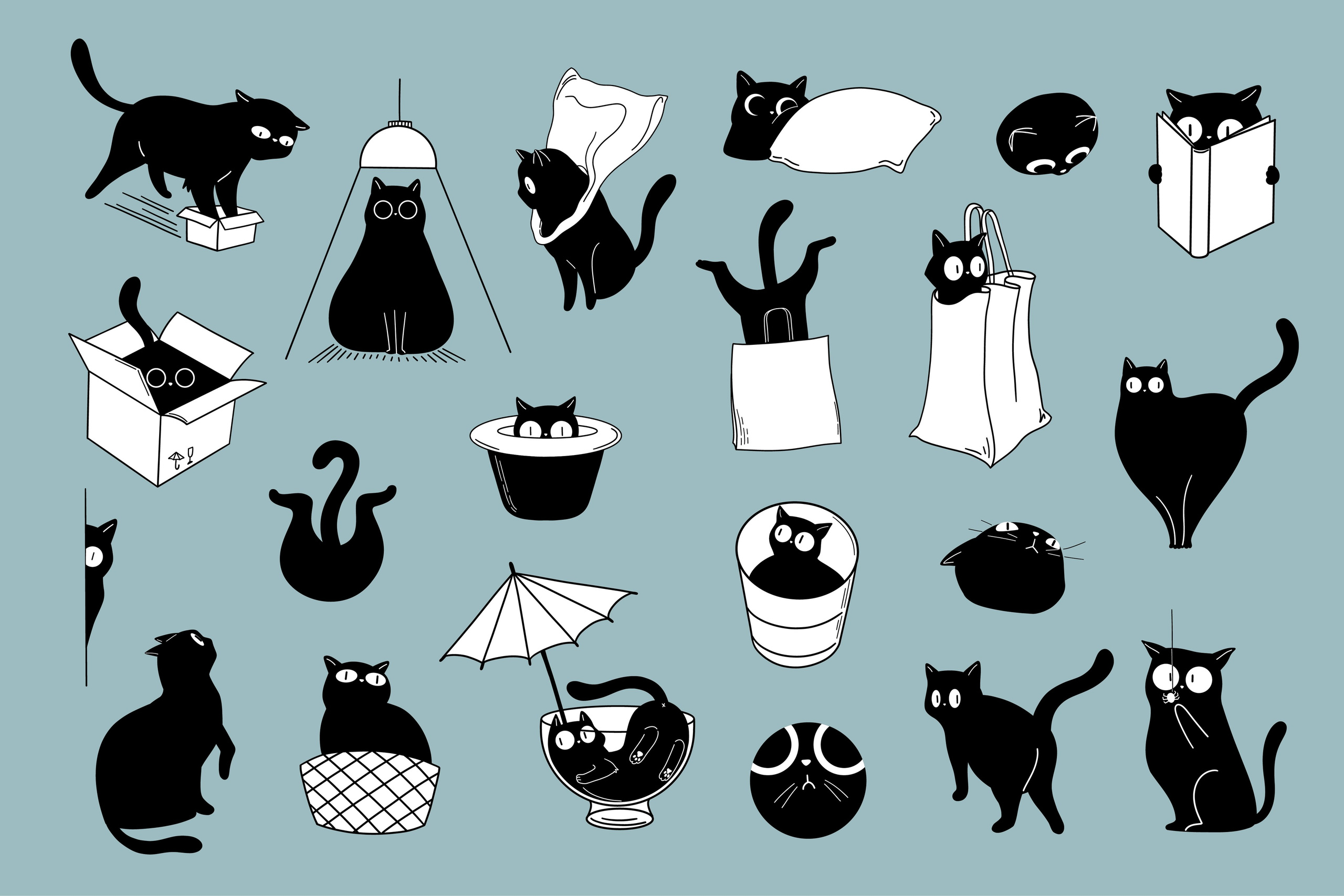 Vector Illustrations. Helen Reveur | Illustrator & Brand Designer | Ready-Made & Custom Illustrations