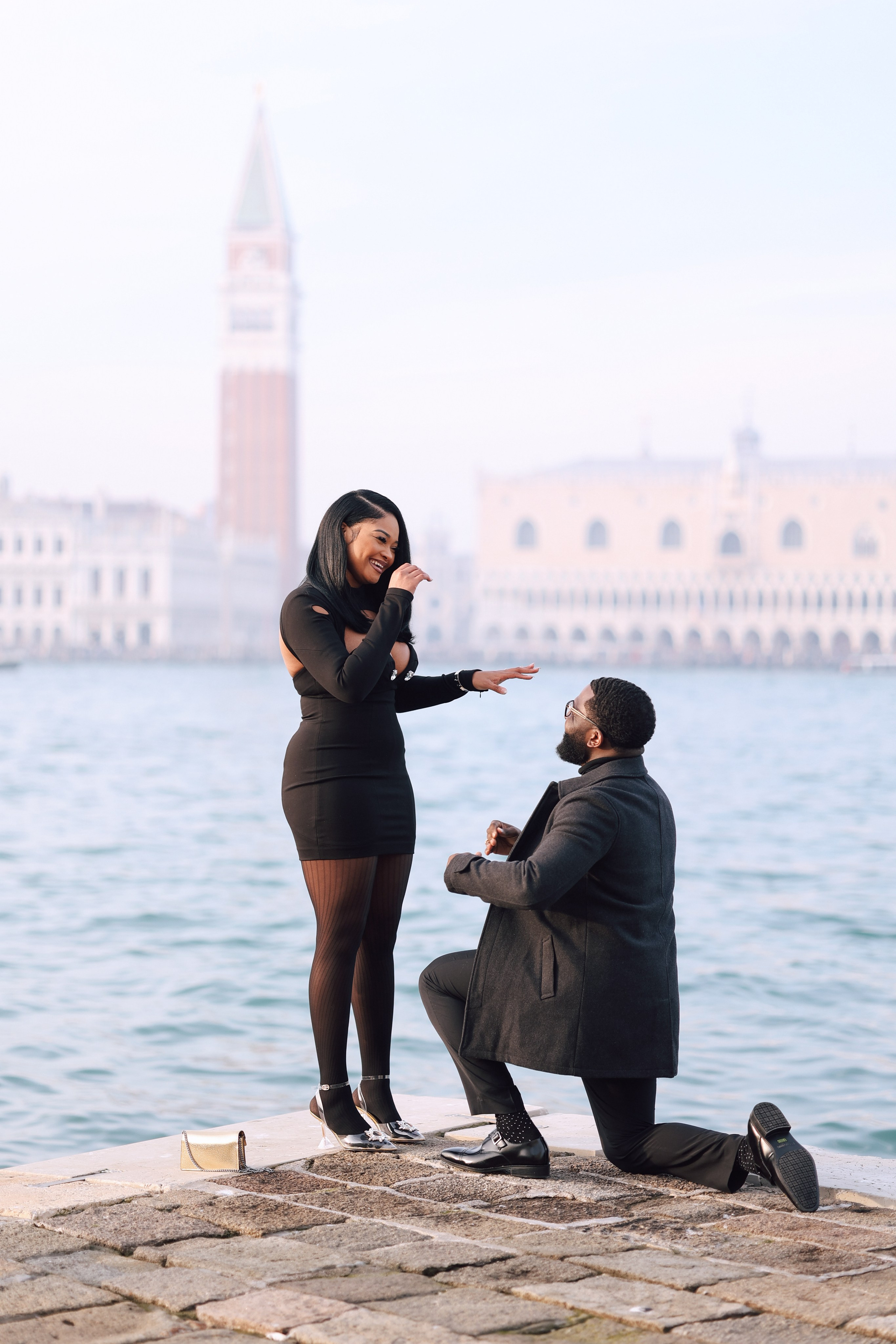 Surprise proposal in Venice. Photographer in Venice, Viktoria Antonova