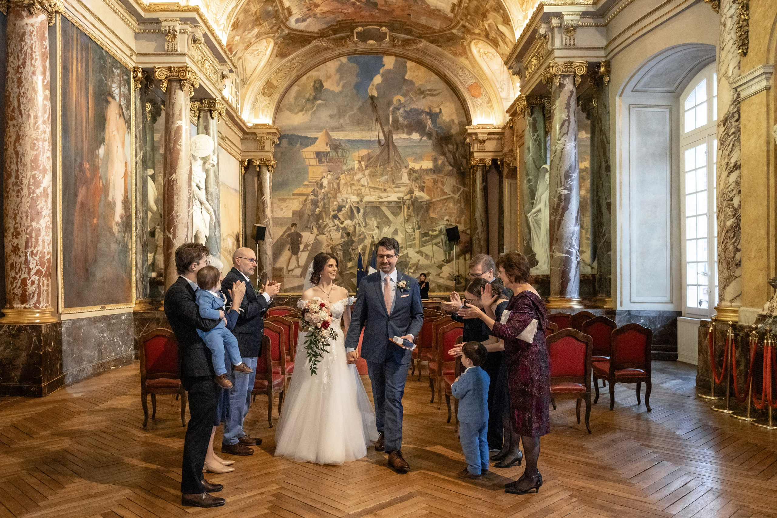 Capitole, Toulouse. Wedding photographer, France